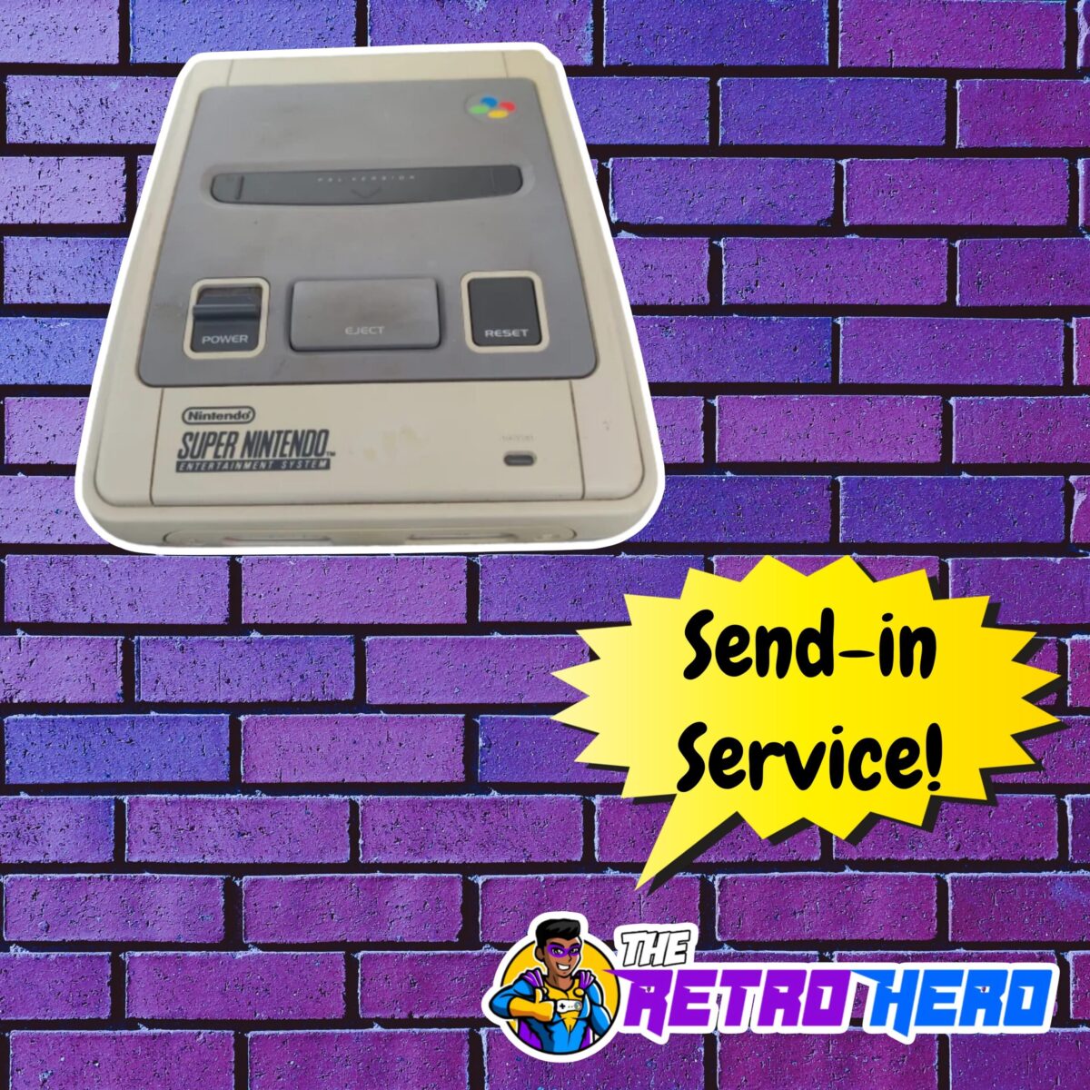 Send-In Service: Super Nintendo (SNES)/Super Famicom (SFC)