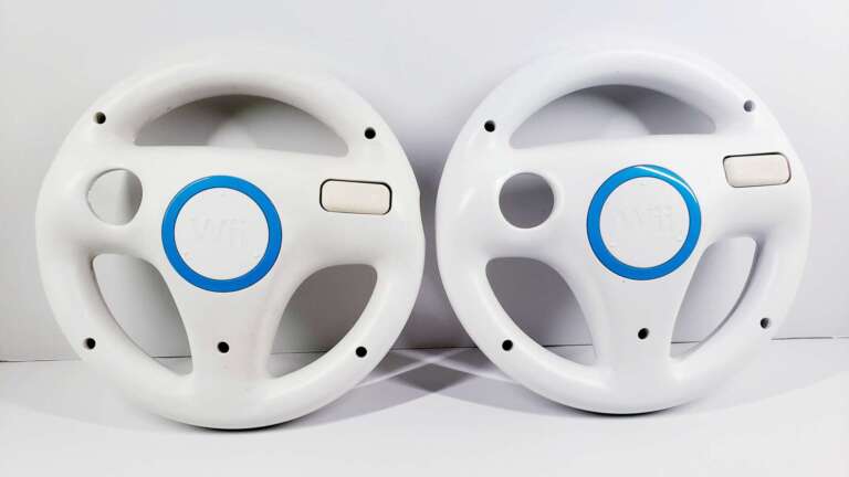 Official Nintendo Wii/Wii U Racing Steering Wheels (set of 2), #3353