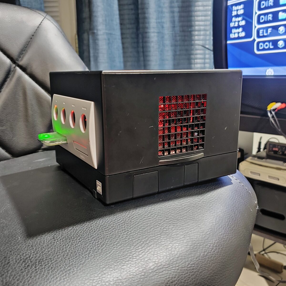 Custom Nintendo GameCube Black DOL-001 + Picoboot - #4994