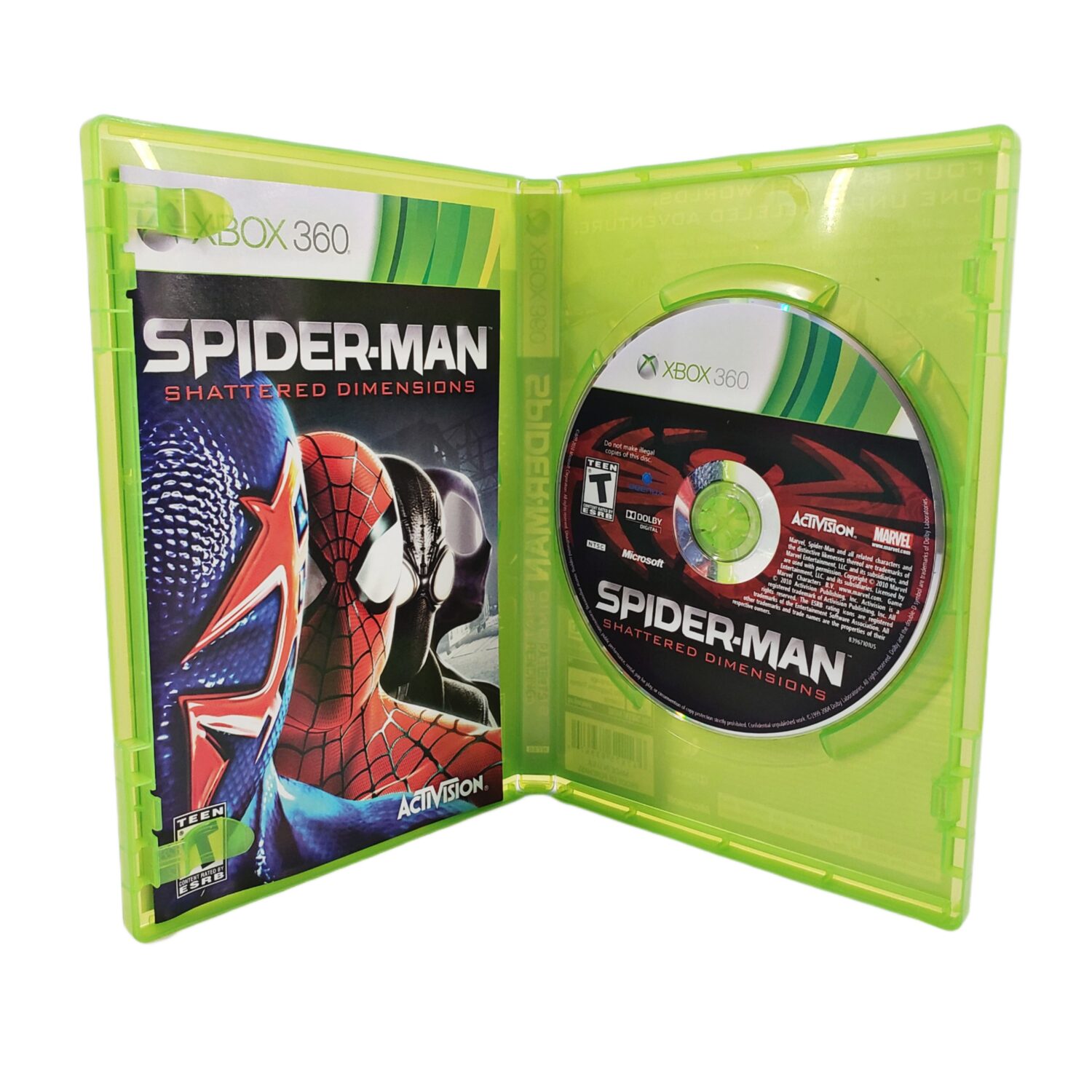 Jeu Xbox 360 Spider-Man Shattered Dimensions – Version Promo/press, PAL, Rare