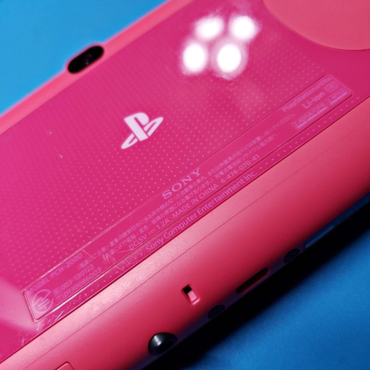 Modded PlayStation (PS) Vita PCH-2000, Pink/Black + 256GB, #5181