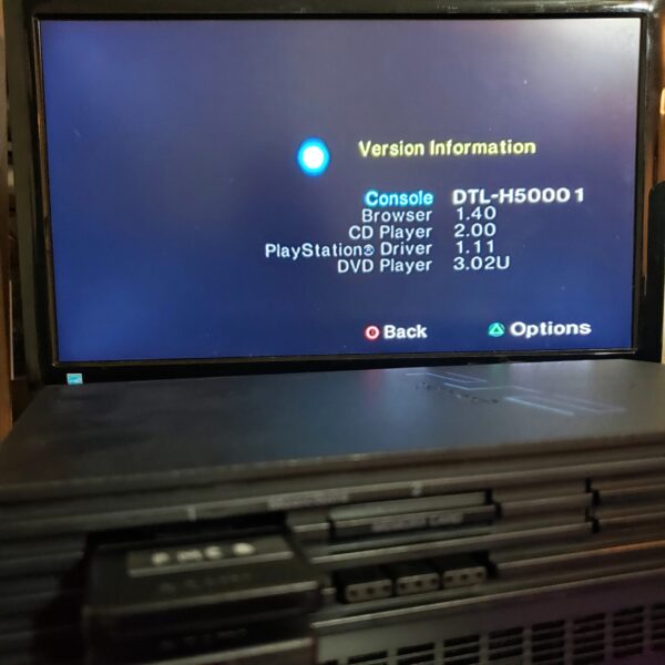 Modded Black Sony PlayStation 2 PS2 Fat, #5788 | The Retro Hero