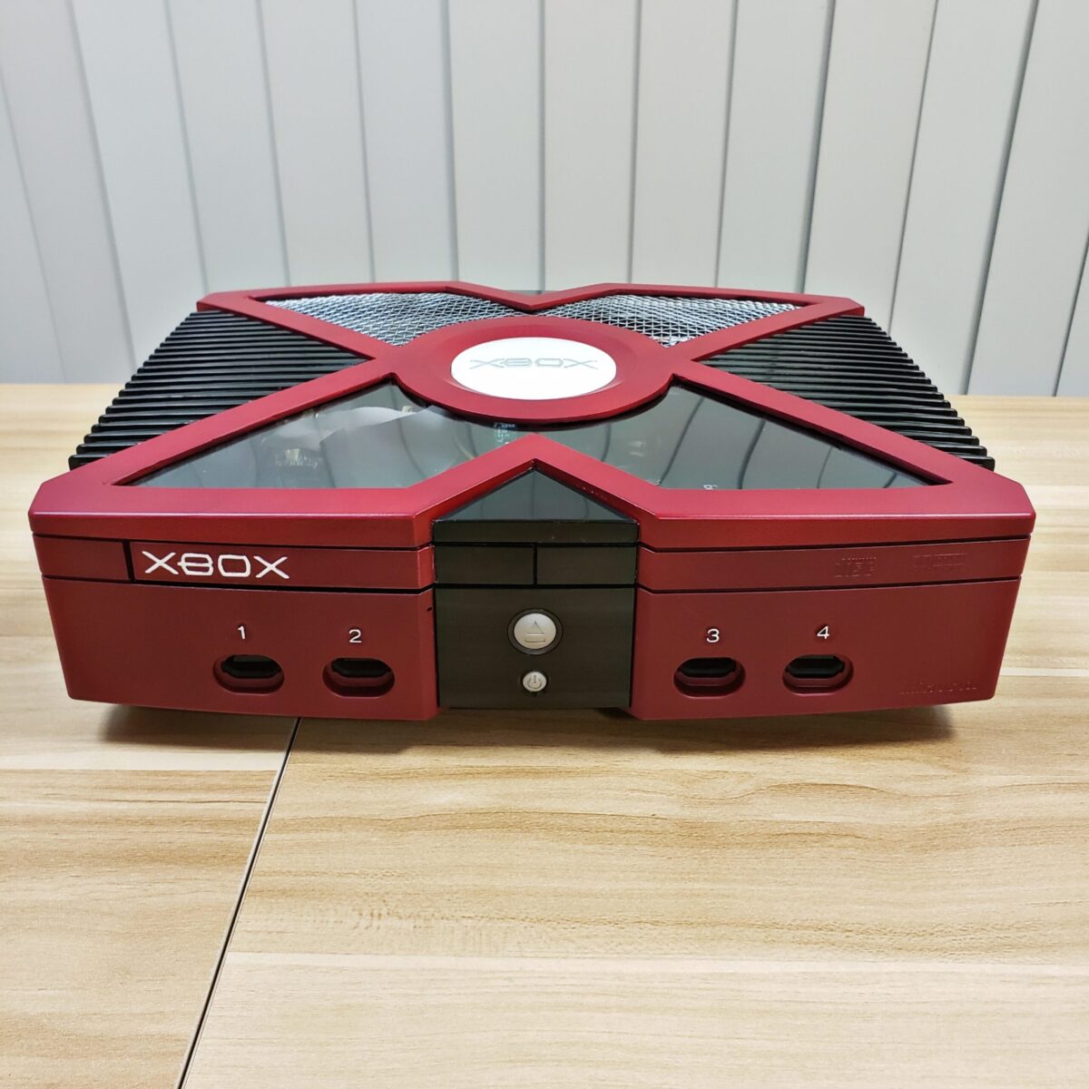 Custom Modded Crimson Red Original Xbox with HDMI and 2TB SSD, #6051