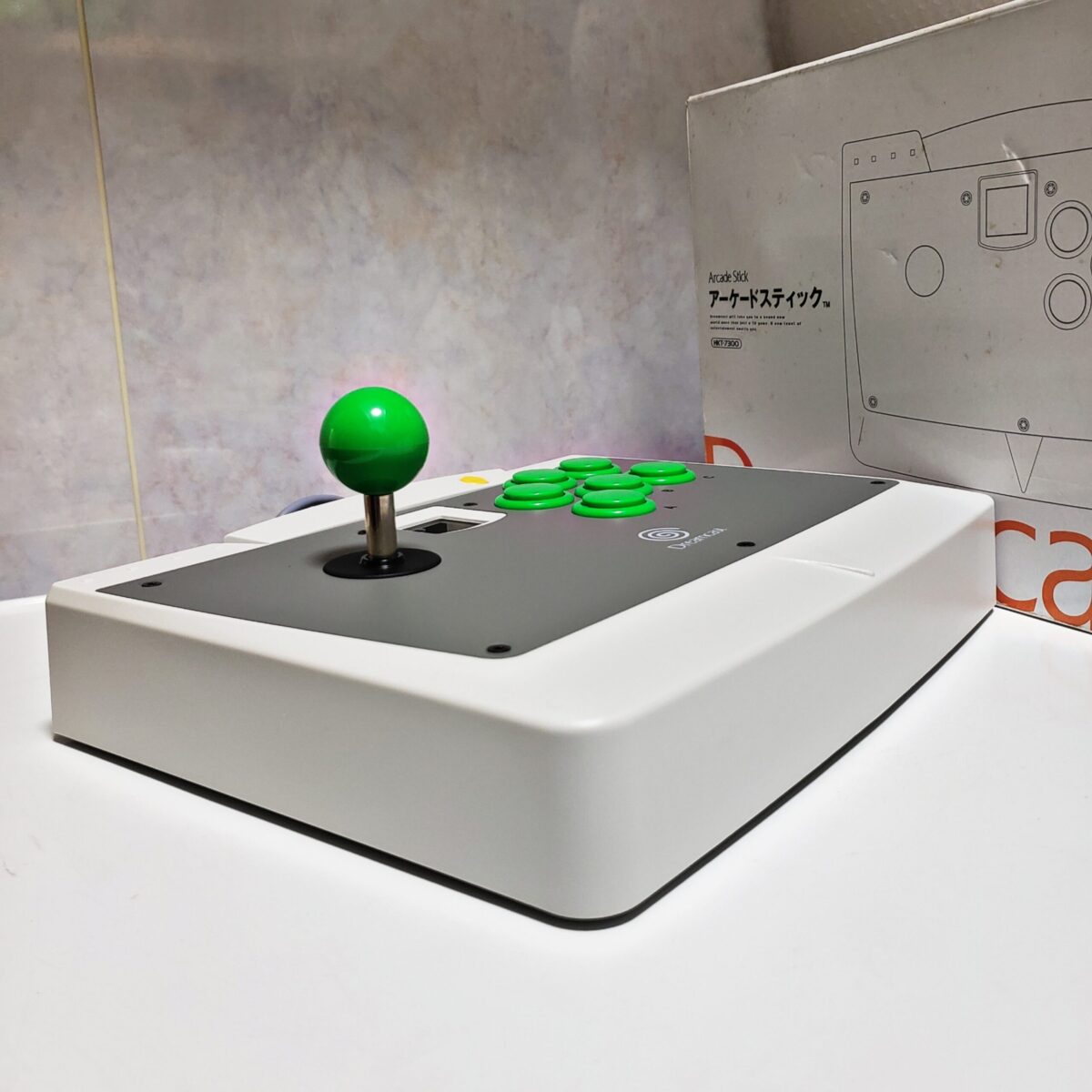 Sega Dreamcast Arcade Stick Controller with Box, #7036