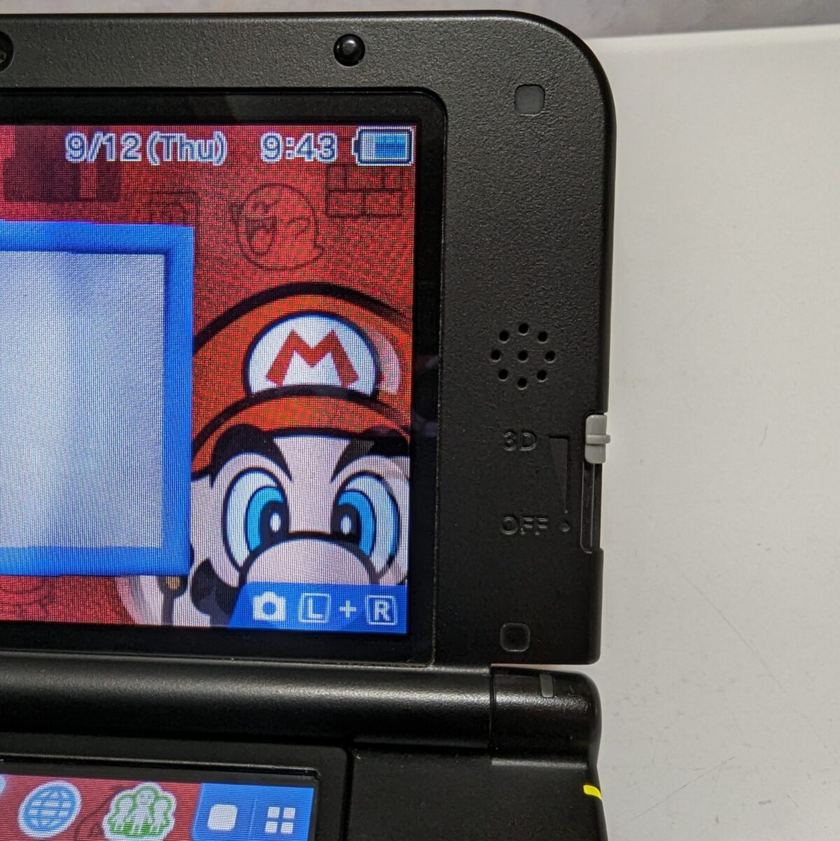 Modded Red/Black Nintendo 3DS LL/XL - #9024
