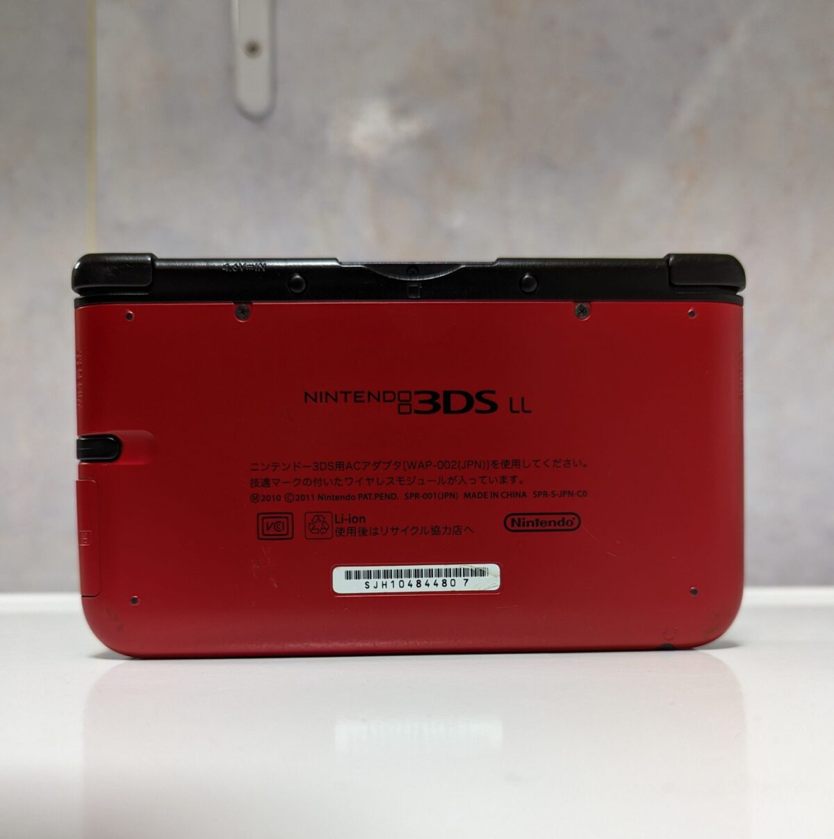 Modded Red/Black Nintendo 3DS LL/XL - #9024