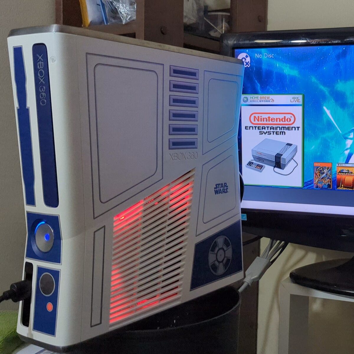 Custom RGH 3 Modded Star Wars 320GB Xbox 360 Slim - #10292