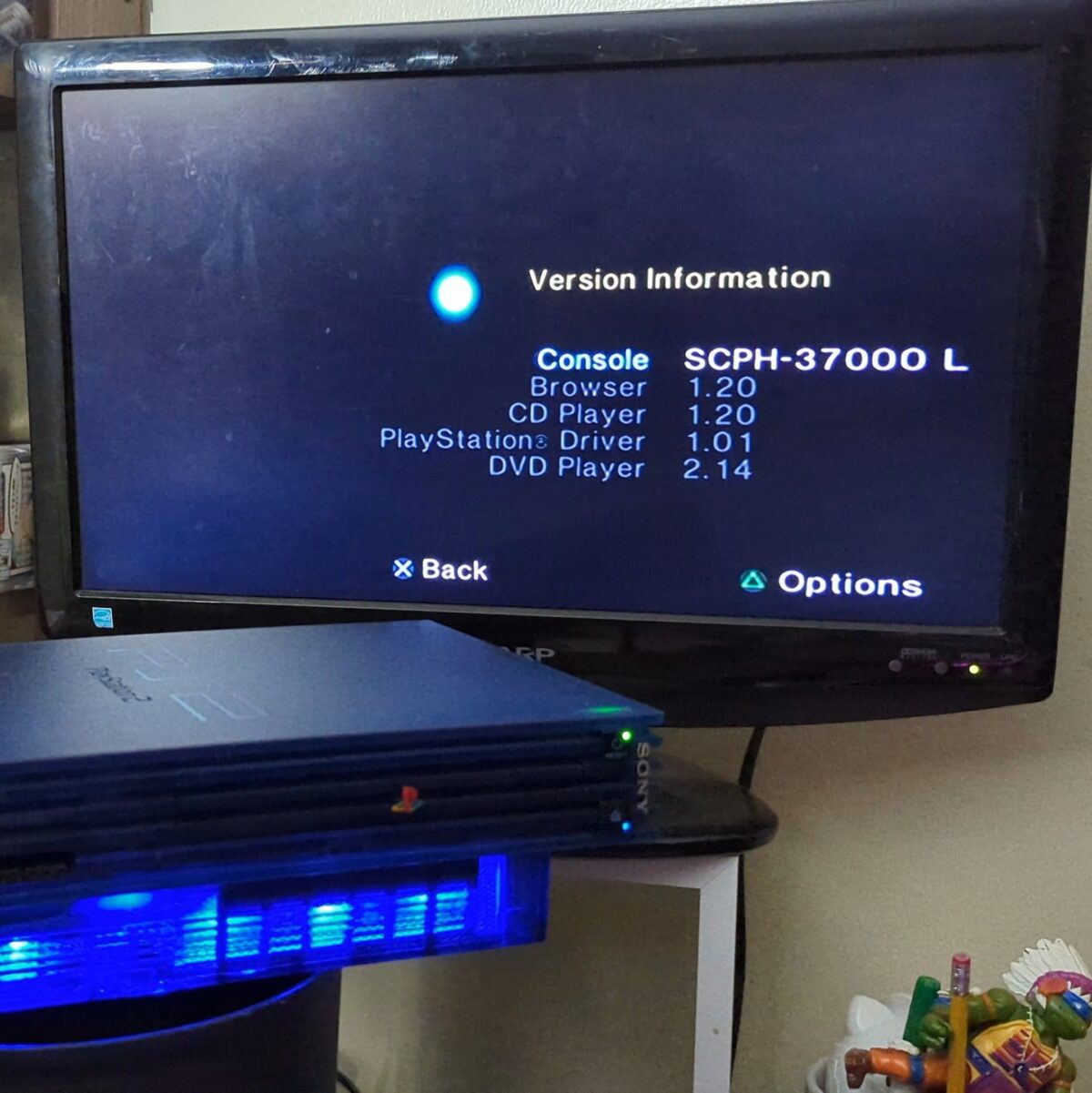 Ocean Blue Sony PlayStation 2 (PS2) Console - #10482