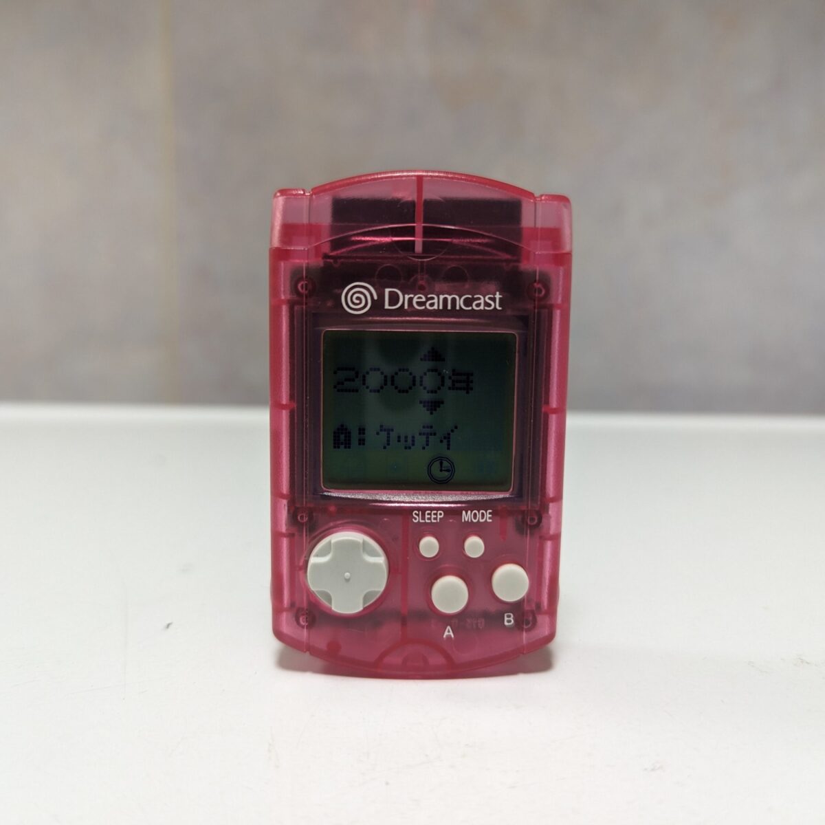 Sega Dreamcast Clear Passion Pink VMU, Japan Import (HKT-7000) - #11632