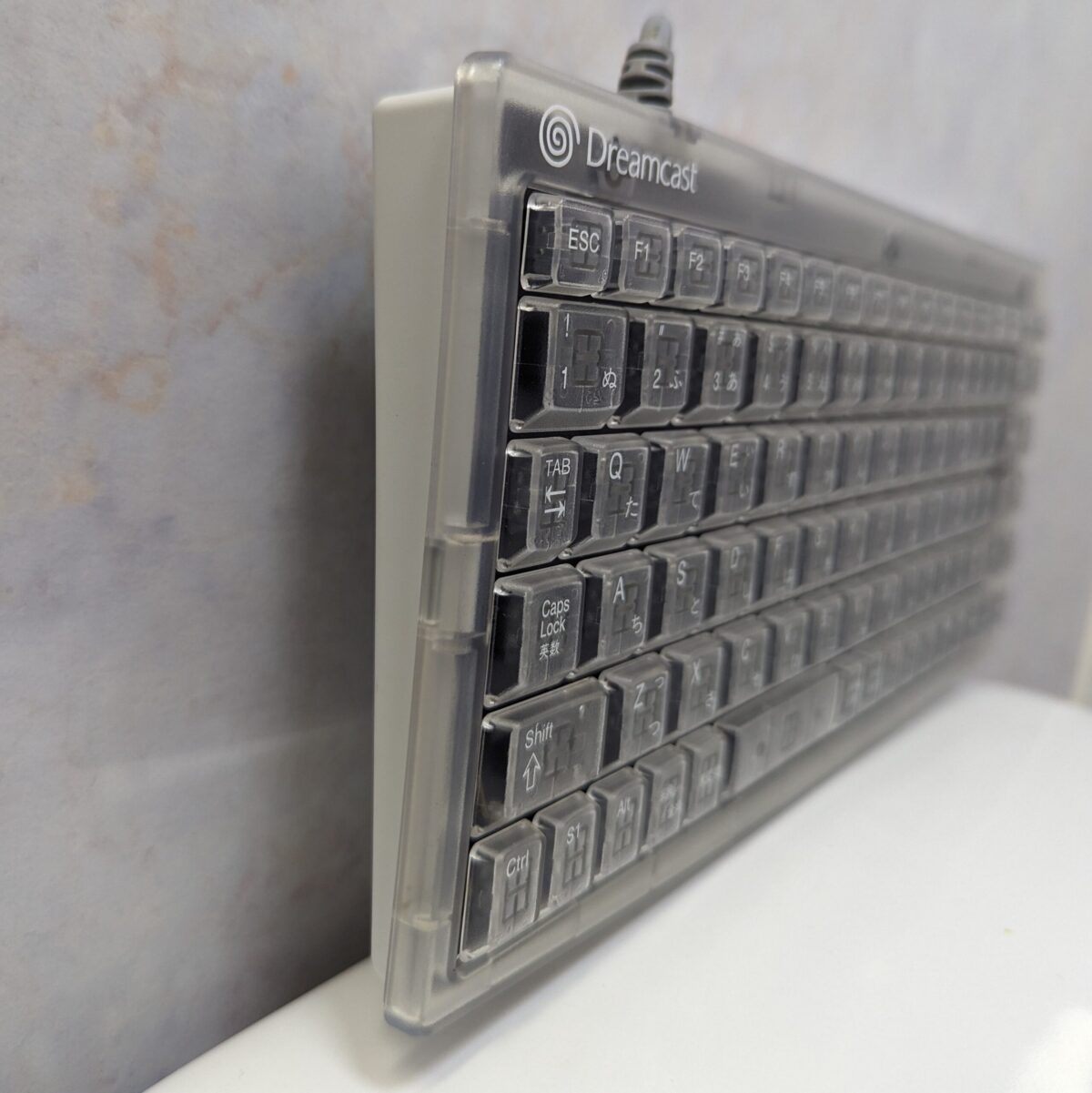 Sega Dreamcast Keyboard HKT-4000 Clear Skeleton (2000) - #11995