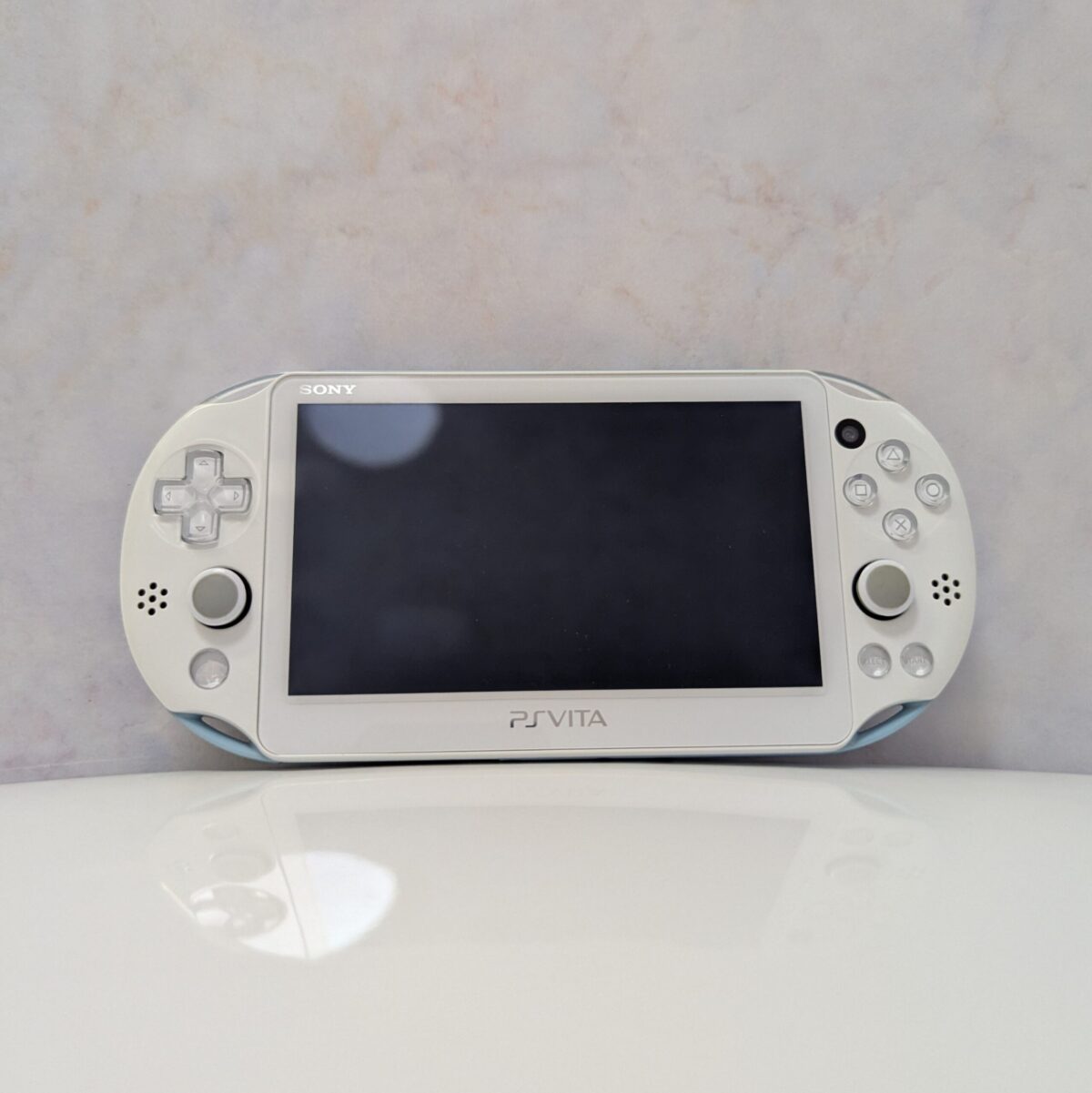 Restored & Modded White/Light Blue PS Vita (PCH-2000)