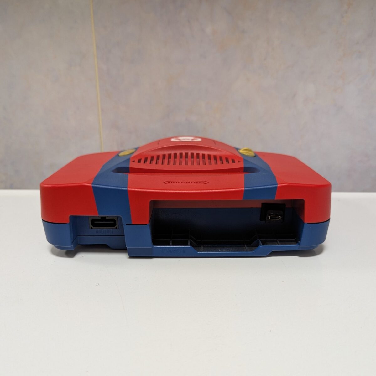 Refurbished Custom Mario-Themed Nintendo 64 (N64), USB-C Powered