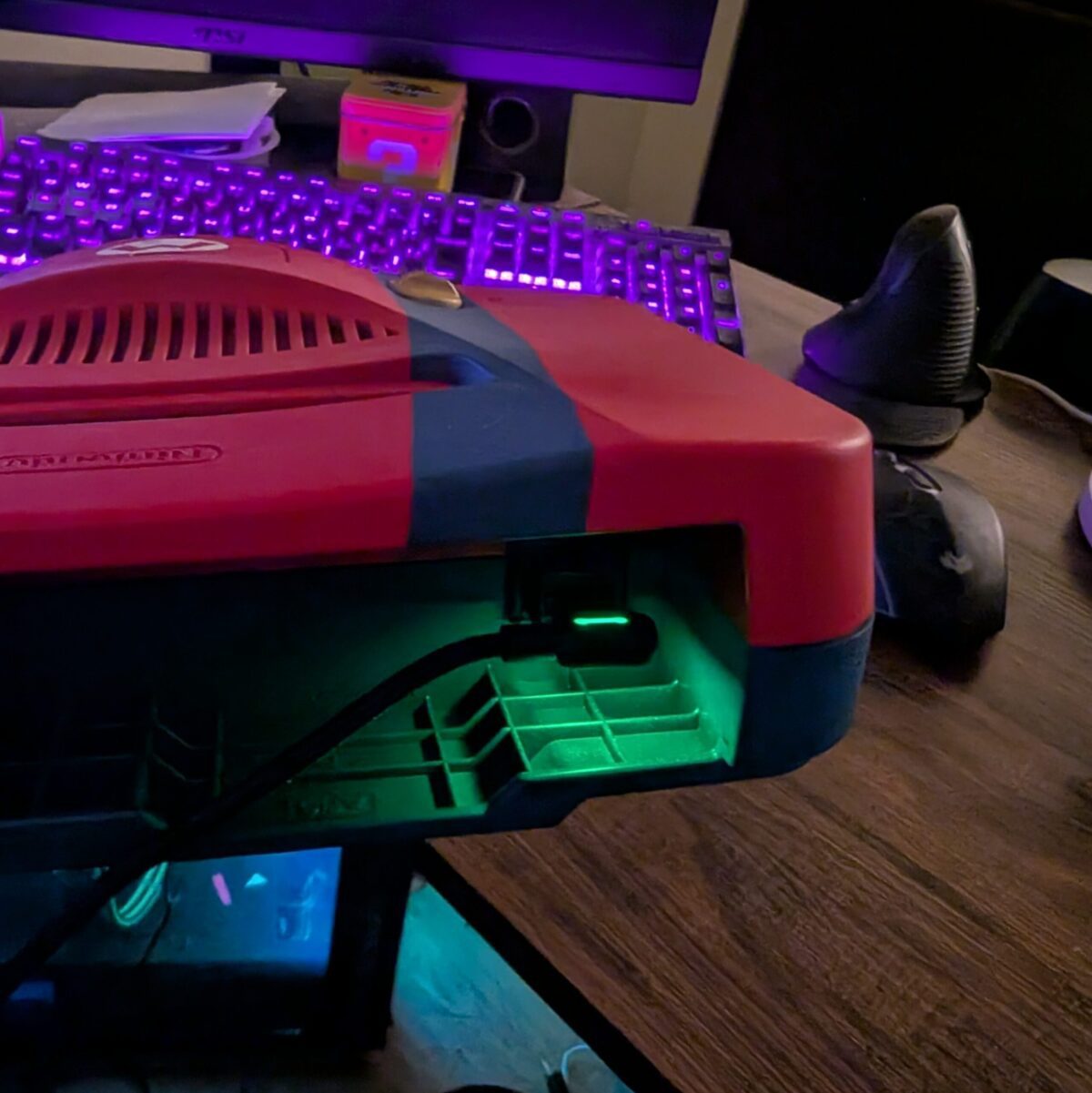 Refurbished Custom Mario-Themed Nintendo 64 (N64), USB-C Powered