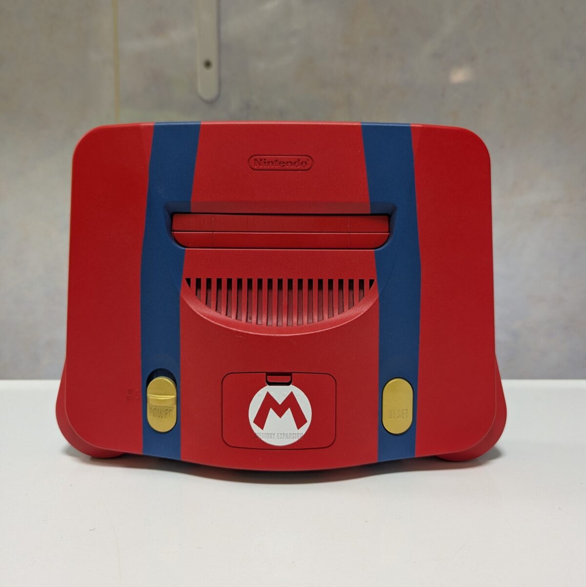 Refurbished Custom Mario-Themed Nintendo 64 (N64), USB-C Powered