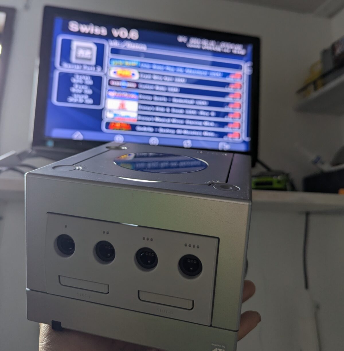 Refurbished Platinum PicoBoot Modded GameCube