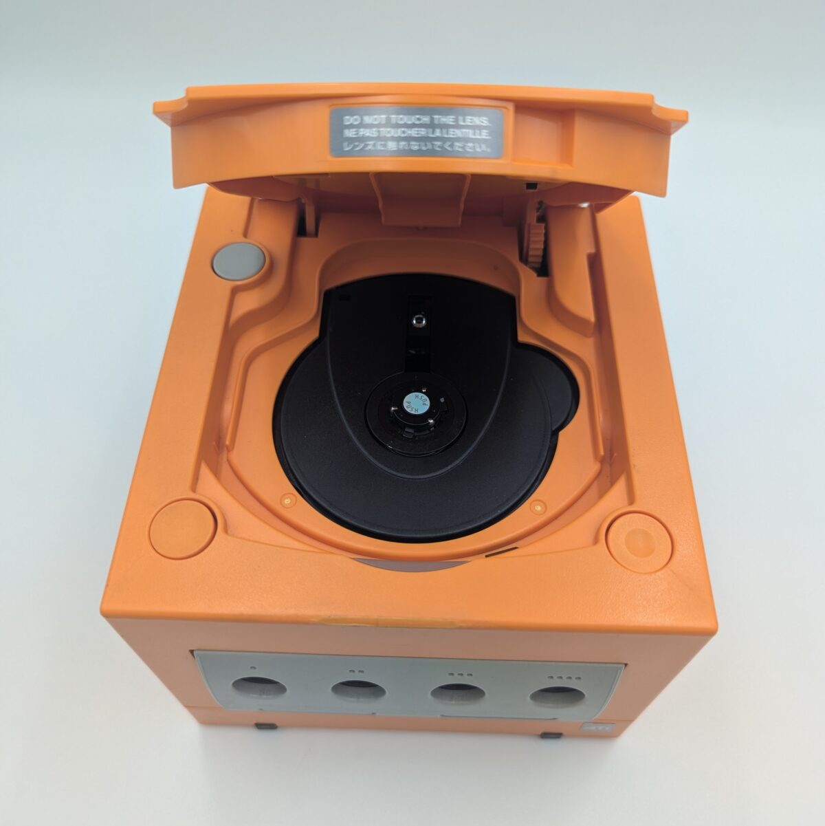 Orange Spice GameCube with PicoBoot and Matching Controller