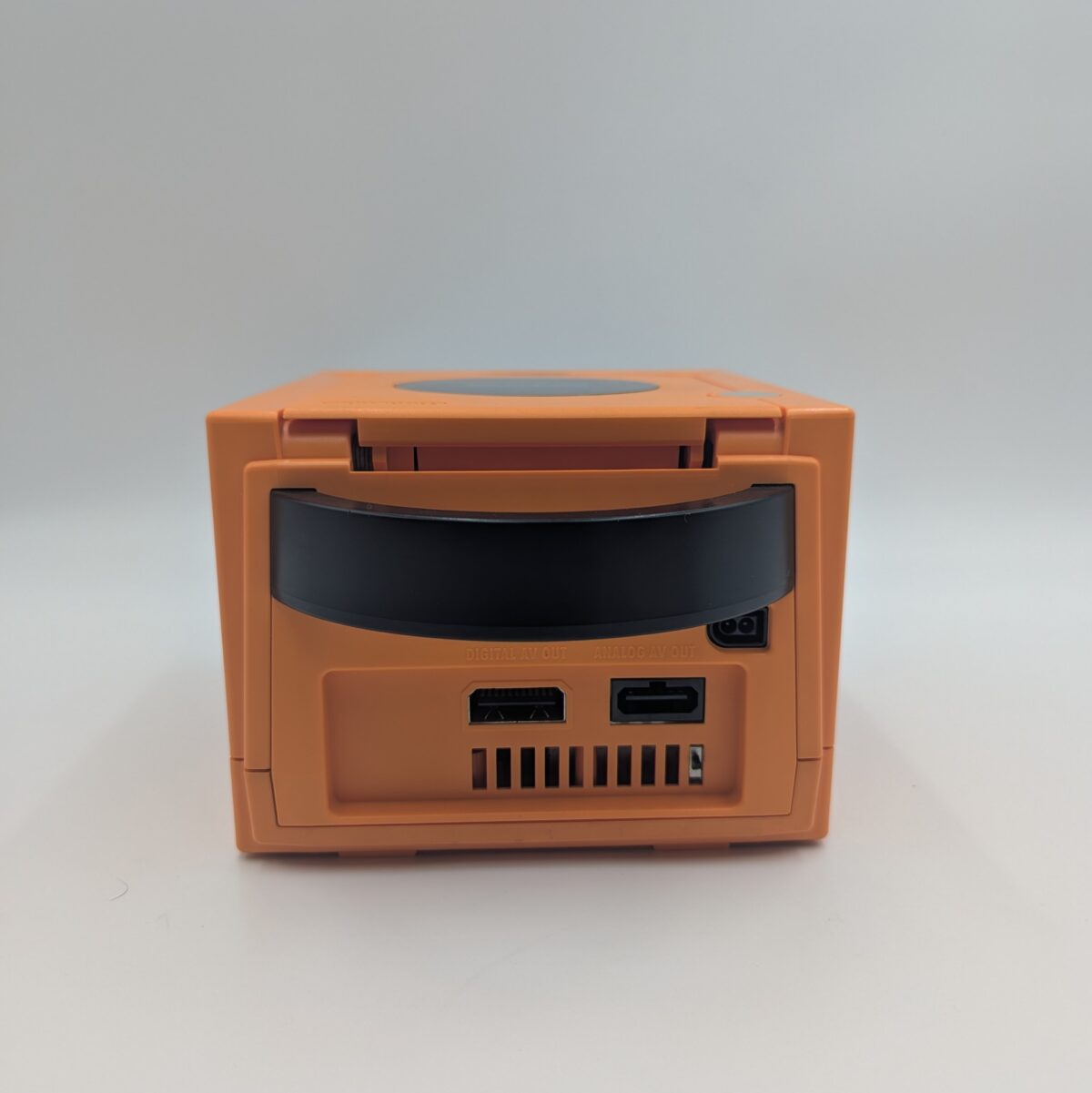 Orange Spice GameCube with PicoBoot and Matching Controller