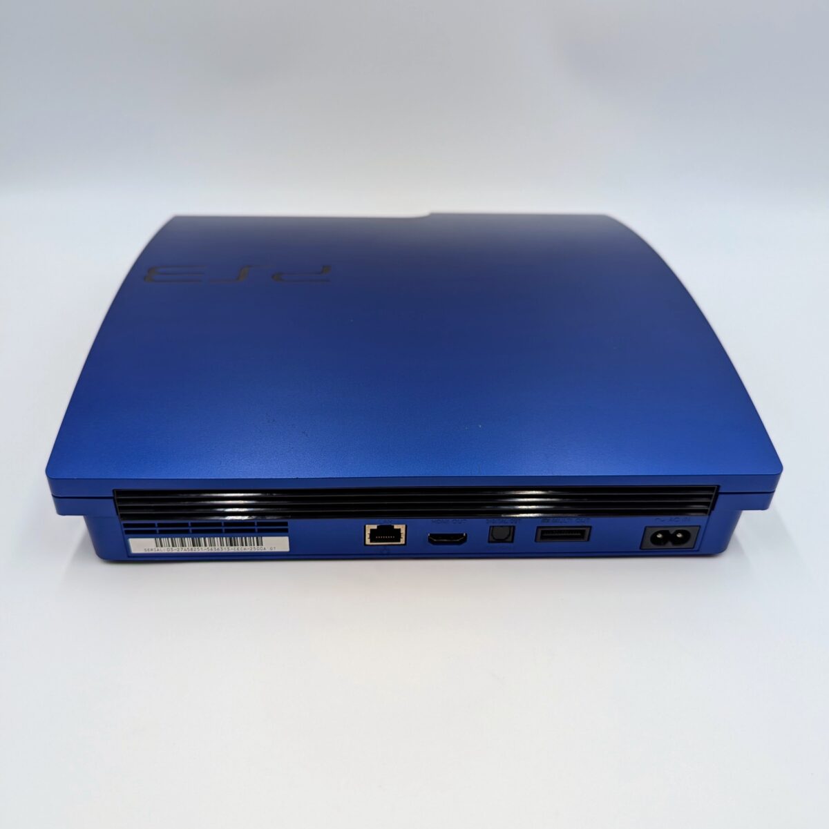Refurbished Jailbroken PlayStation 3 Slim Titanium Blue Racing Pack. CECH-2500A GT