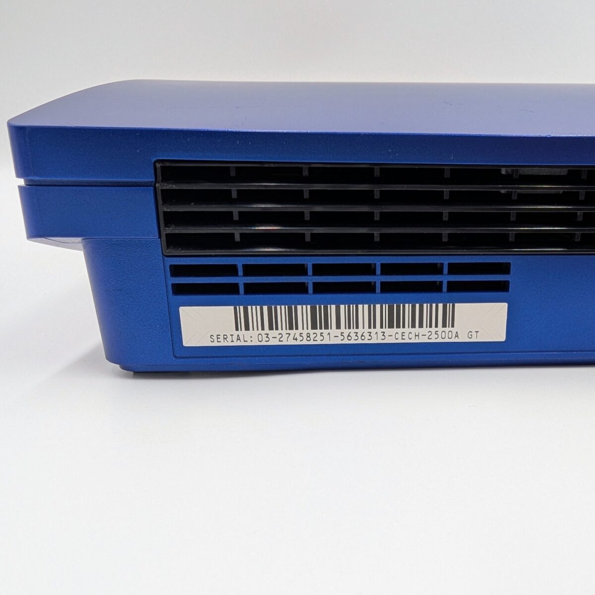 Refurbished Jailbroken PlayStation 3 Slim Titanium Blue Racing Pack. CECH-2500A GT