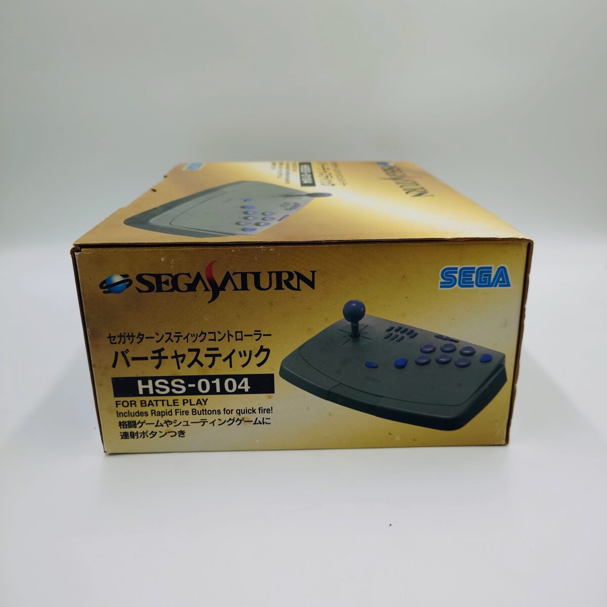 Sega Saturn Control Stick HSS-0104 Japanese Import, Complete in Box, Tested & Working
