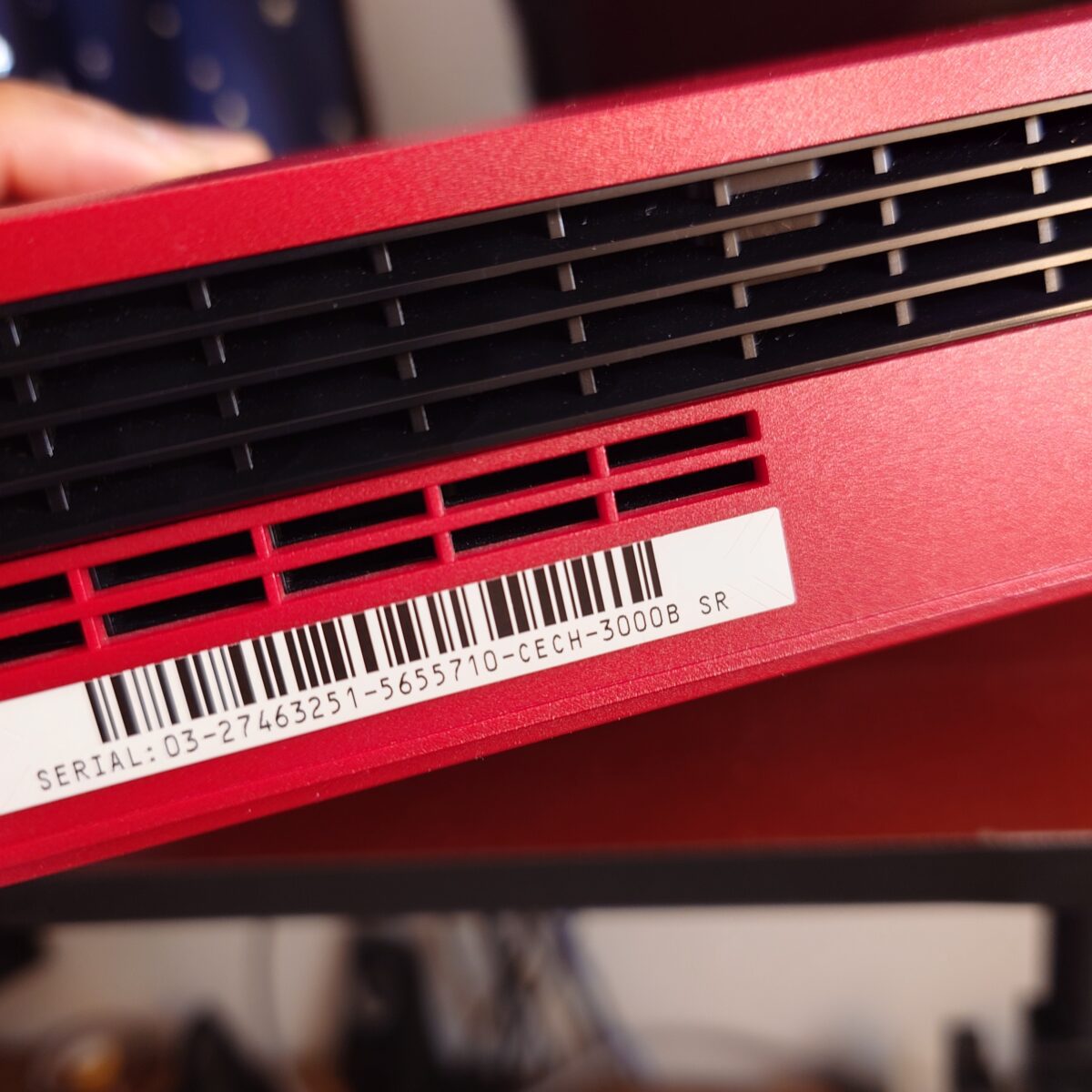 Sony PlayStation 3 Slim Scarlet Red 320GB, CECH-3000B SR, Refurbished & HEN Modded