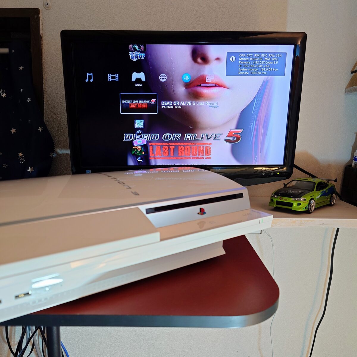Refurbished Ceramic White Fat PS3 (CECHH00 CW) - Japan Exclusive, Jailbroken, 250GB