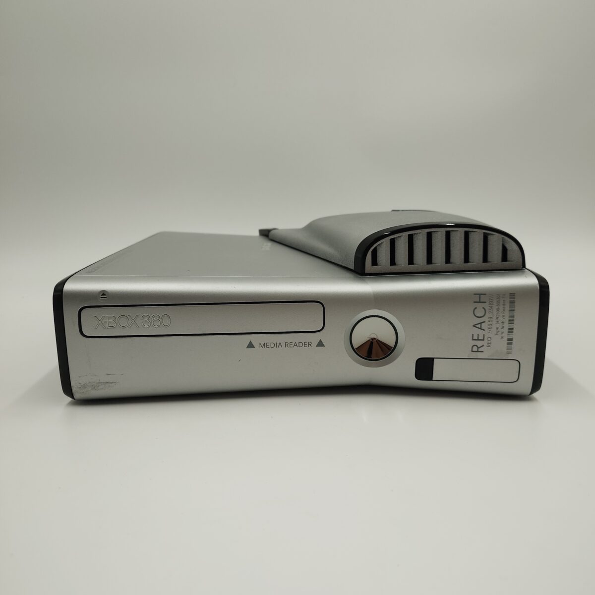 Refurbished RGH Xbox 360 Slim - Halo Reach Edition, Tri-Color Ring Lights + Silver Nyko Cooling Upgrade