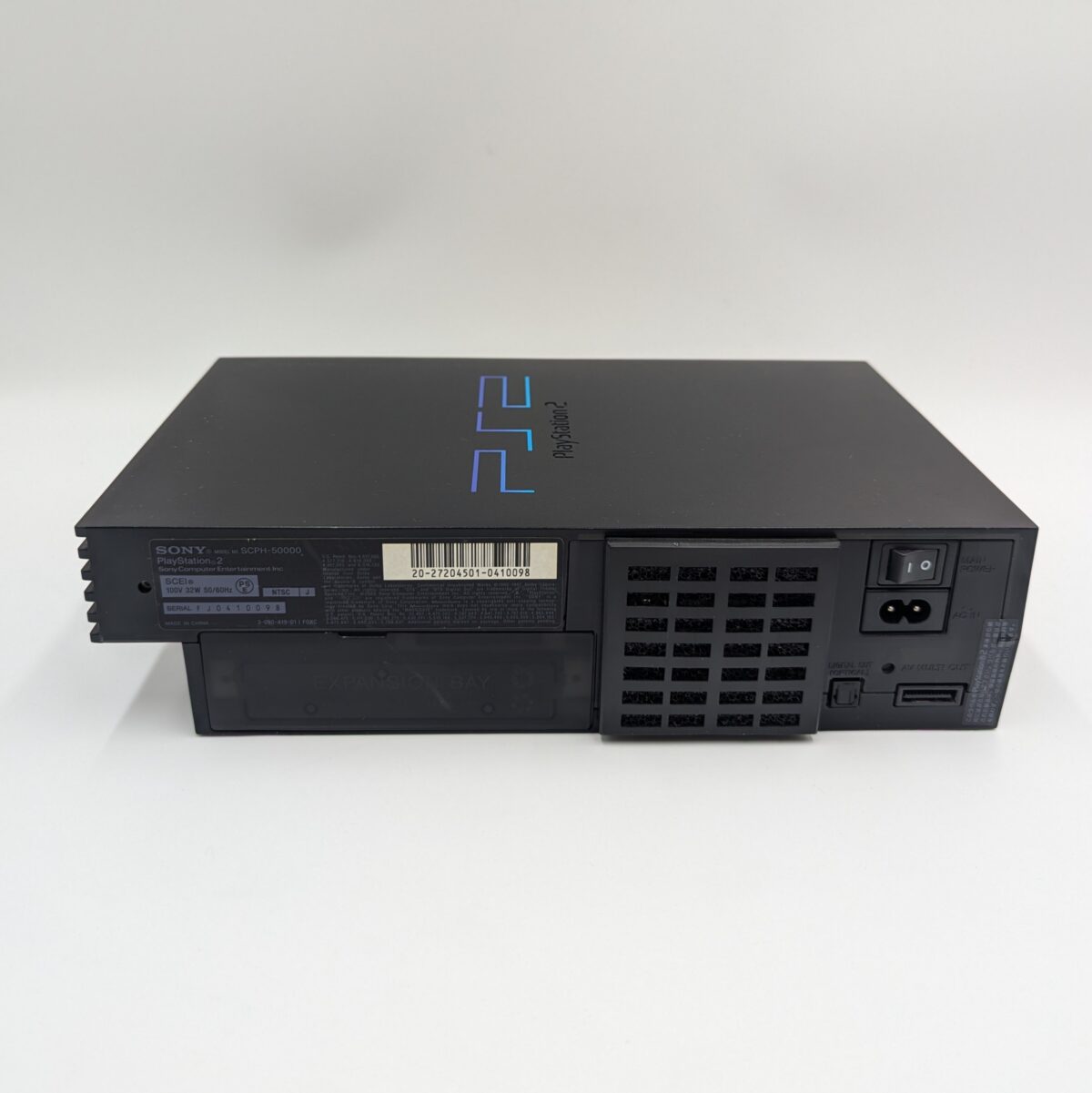 Boxed Refurbished PlayStation 2 Midnight Black (Region Modded)