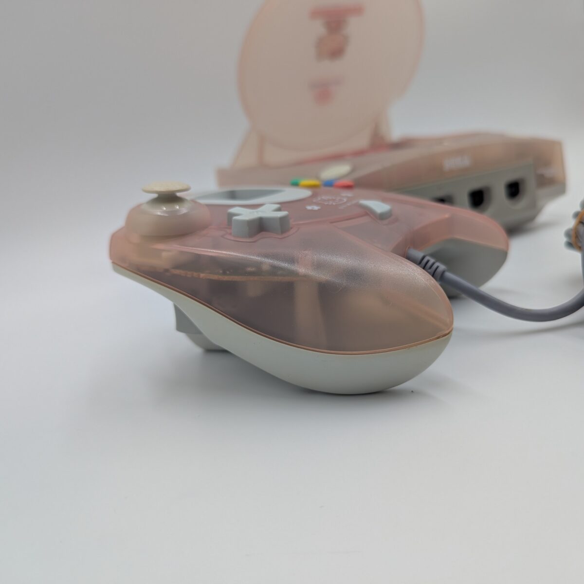 Refurbished Hello Kitty Clear Pink Dreamcast (VA1) Bundle - GDEMU 5.20v, 128GB