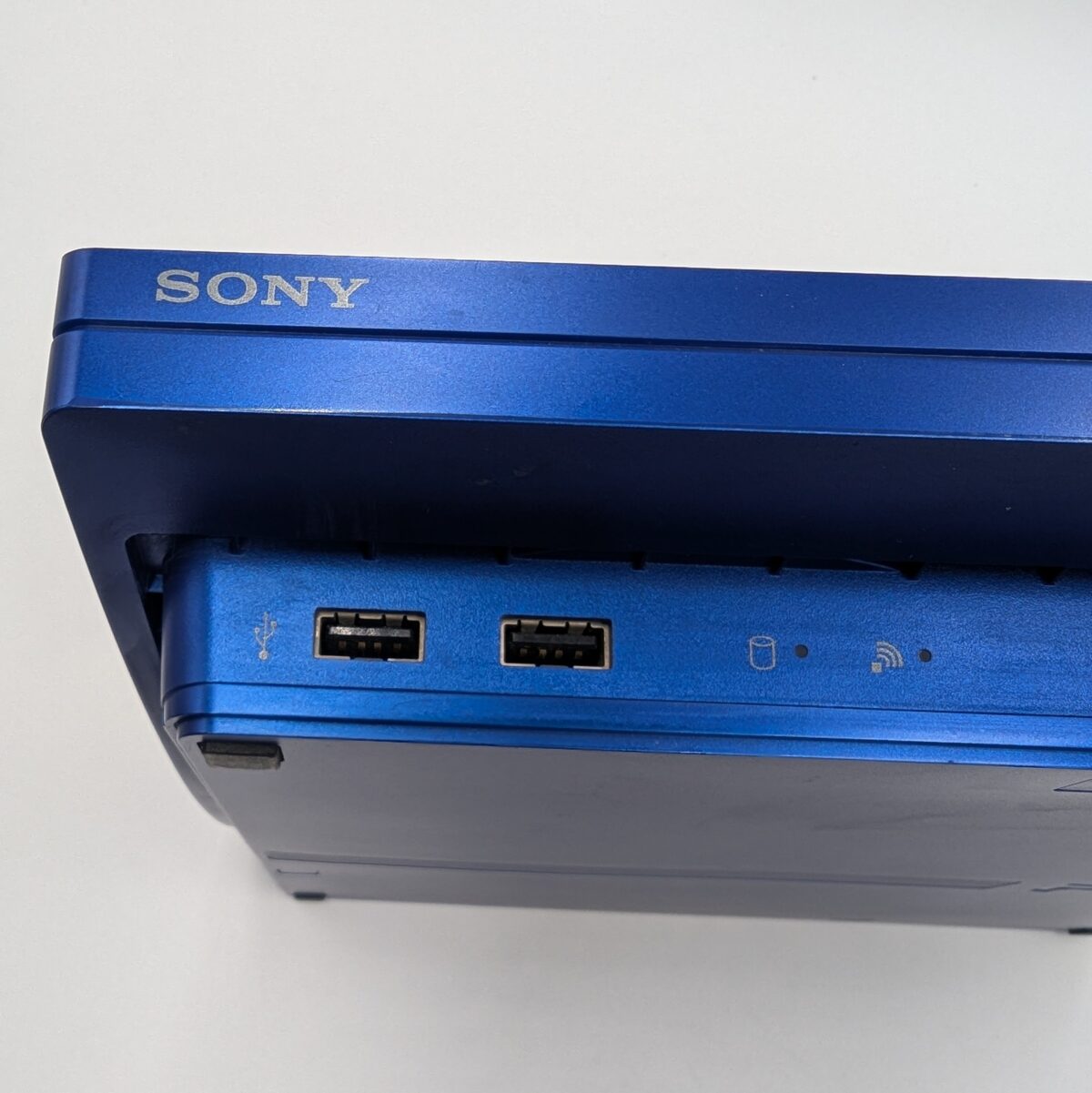 Refurbished Jailbroken Blue PS3 Slim (160GB, CECH-2500A GT)