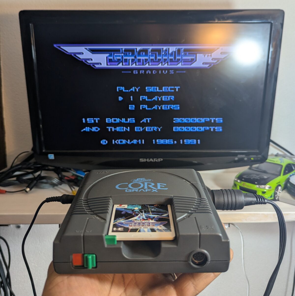 Refurbished PC Engine CoreGrafx Console