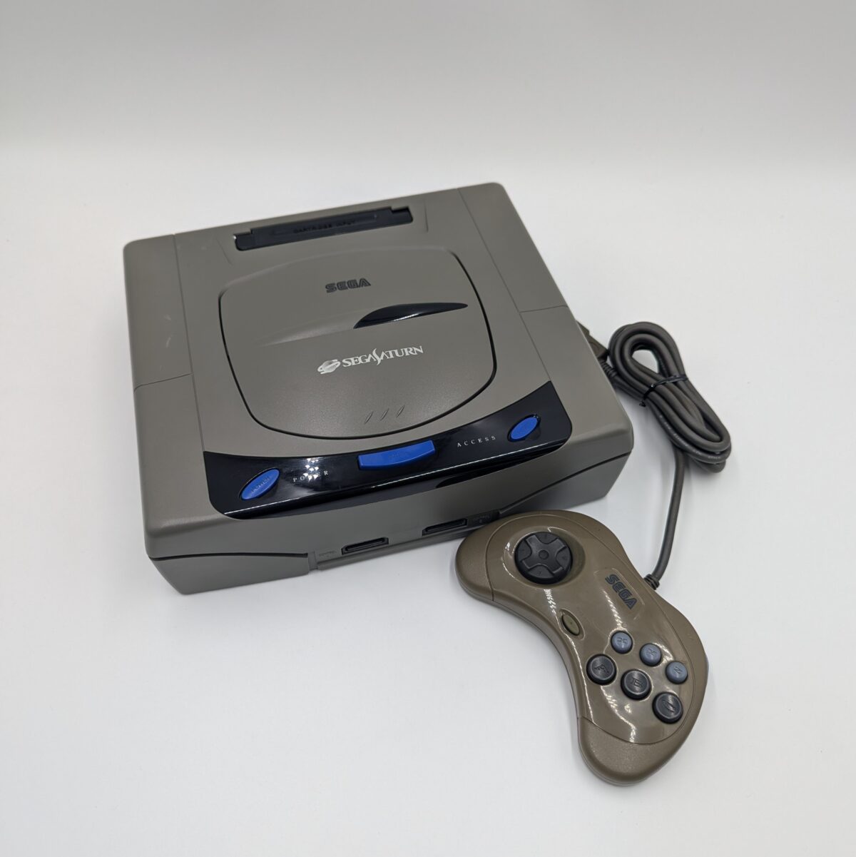 Refurbished Sega Saturn Japan Gray Console (Recapped Main Board & Power Supply)