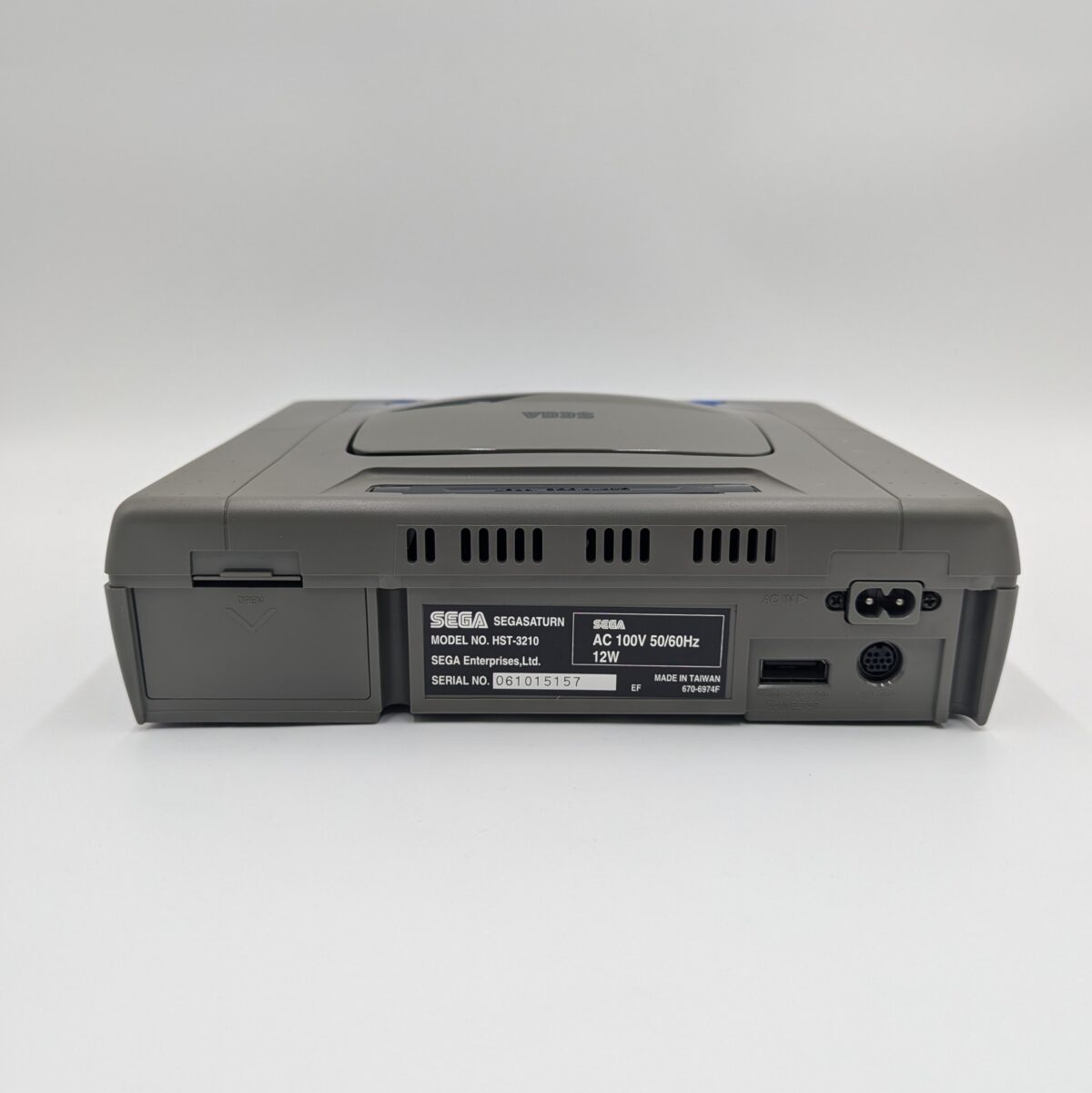 Refurbished Sega Saturn Japan Gray Console (Recapped Main Board & Power Supply)