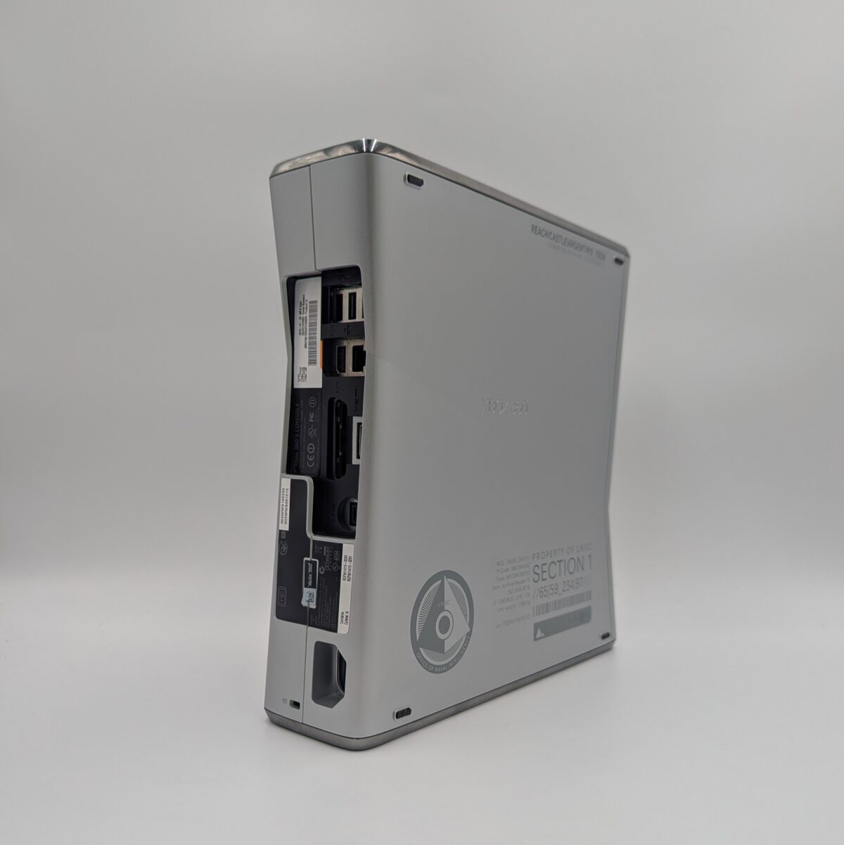 Refurbished Xbox 360 Slim Halo Reach Edition (RGH Modded, Trinity, 250GB HDD, Purple LEDs)