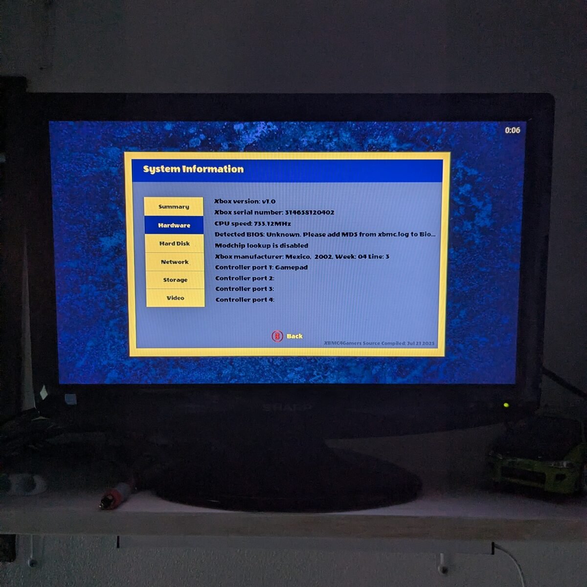 Refurbished Modded Original Xbox 2TB, Aladdin Modchip, Cerbios