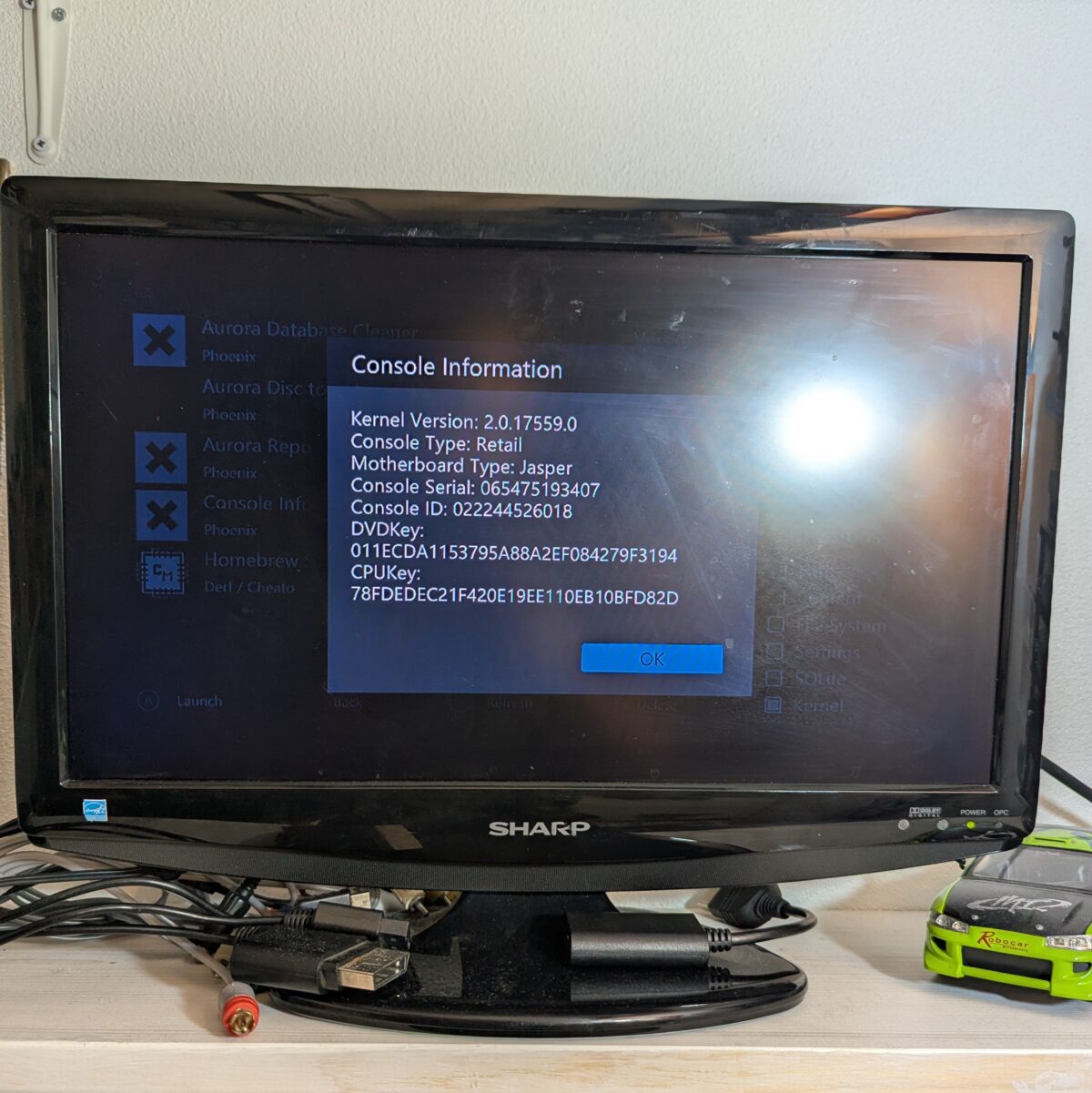 Refurbished RGH 1.2 Modded Xbox 360 Phat, Blue Dragon Edition