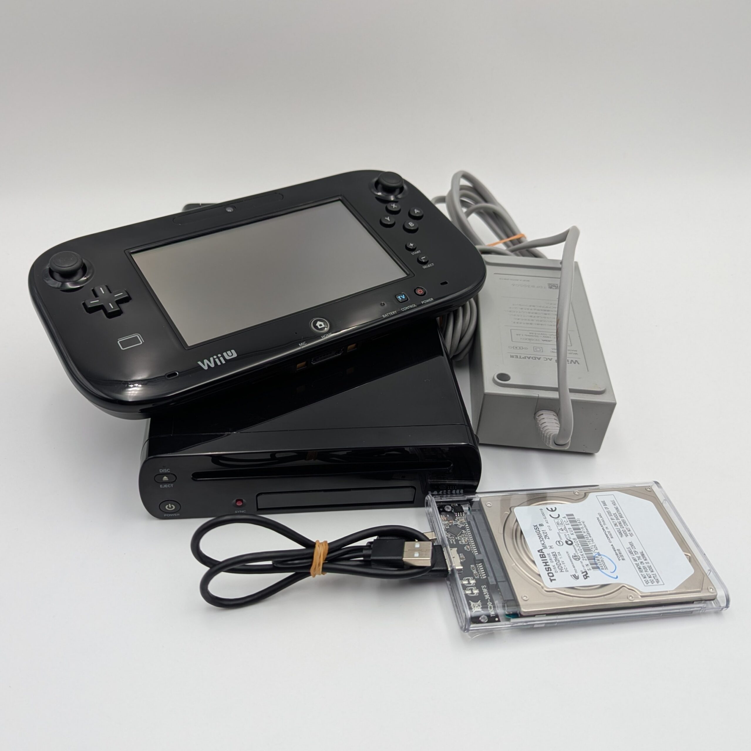 WiiU 32GB 本体 Homebrewed Japanese Wii U Black 32GB Console – Aroma, USB-C