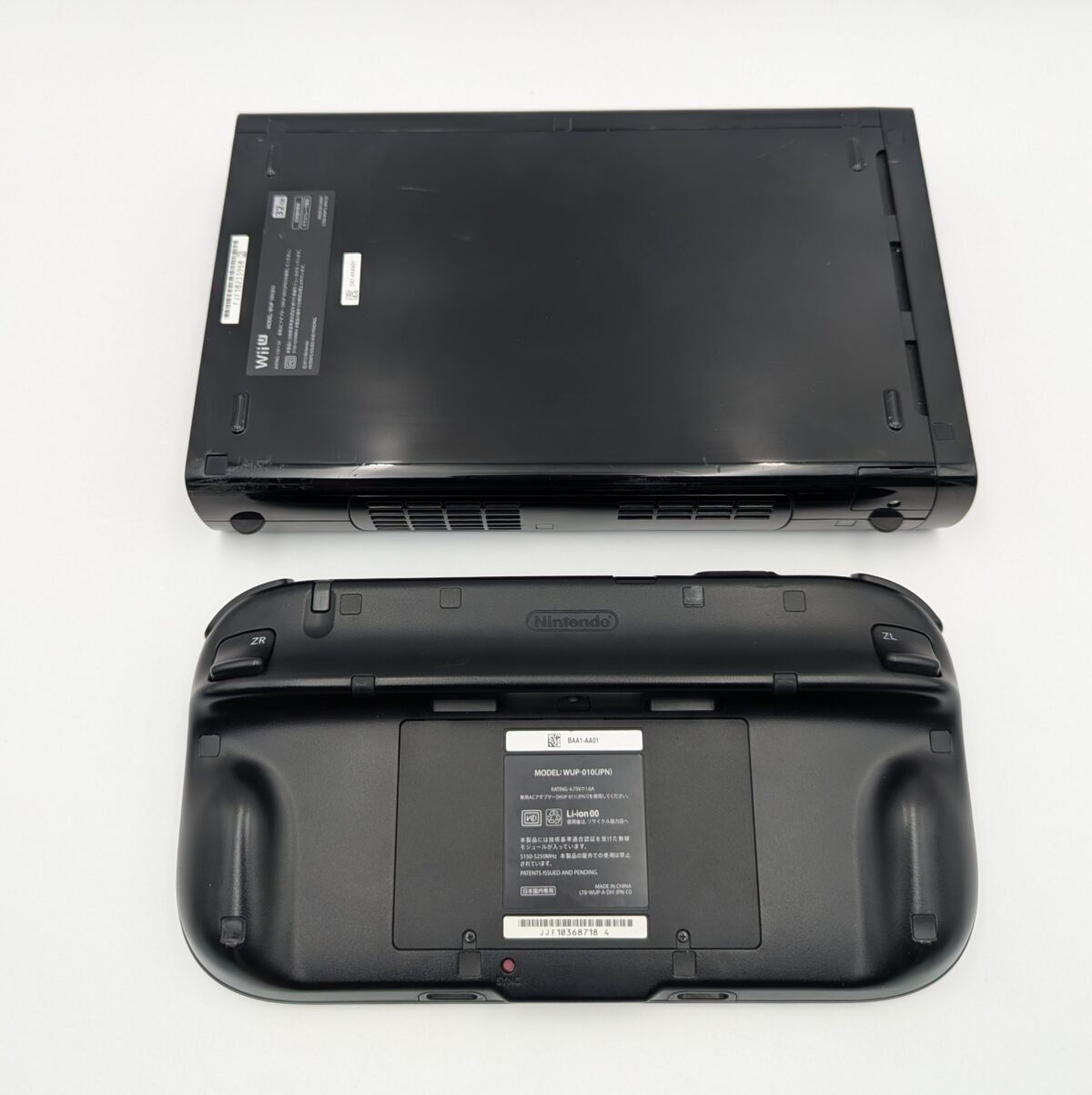 Homebrewed Japanese Wii U Black 32GB Console - Aroma, USB-C GamePad