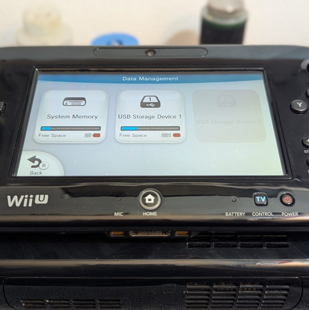 Homebrewed Japanese Wii U Black 32GB Console - Aroma, USB-C GamePad