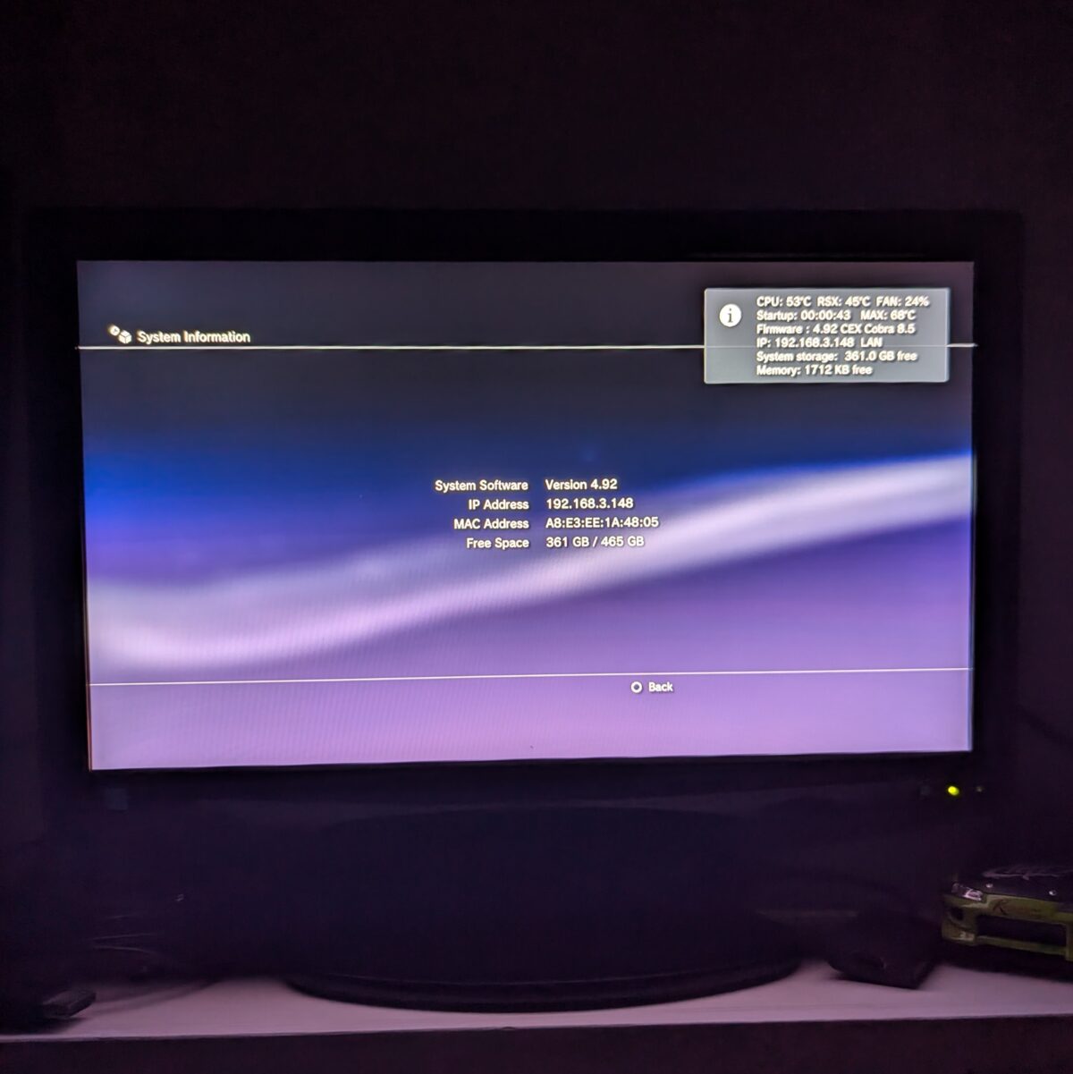 Refurbished Jailbroken Black PlayStation 3 (PS3) Phat Console, CECHH00, As-Is