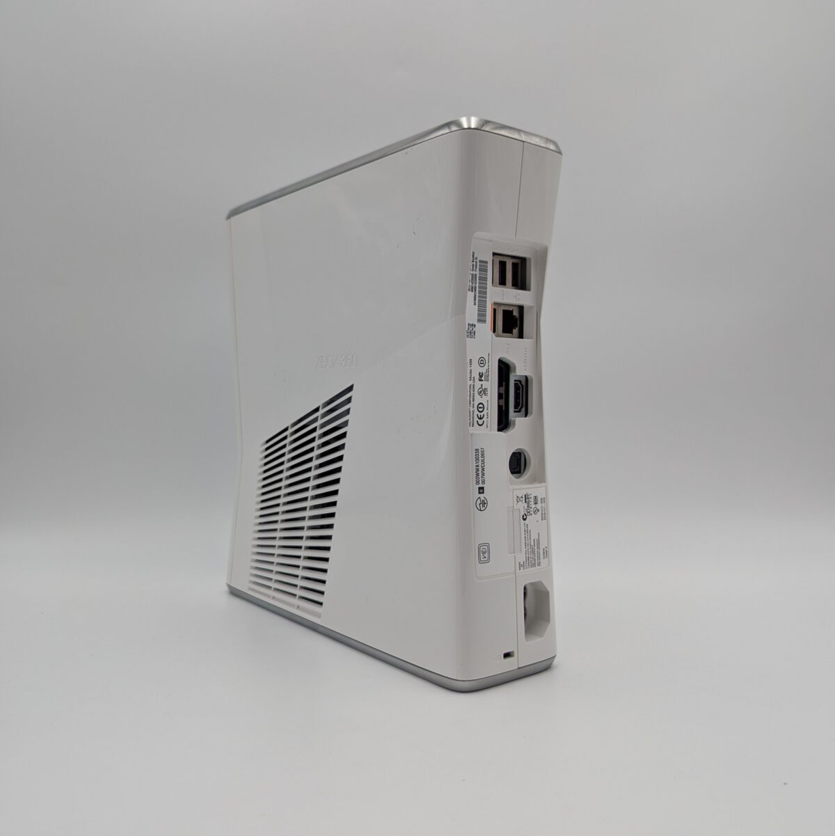 Refurbished White Xbox 360 Slim RGH Console, Corona, 250GB HDD, Blue LEDs