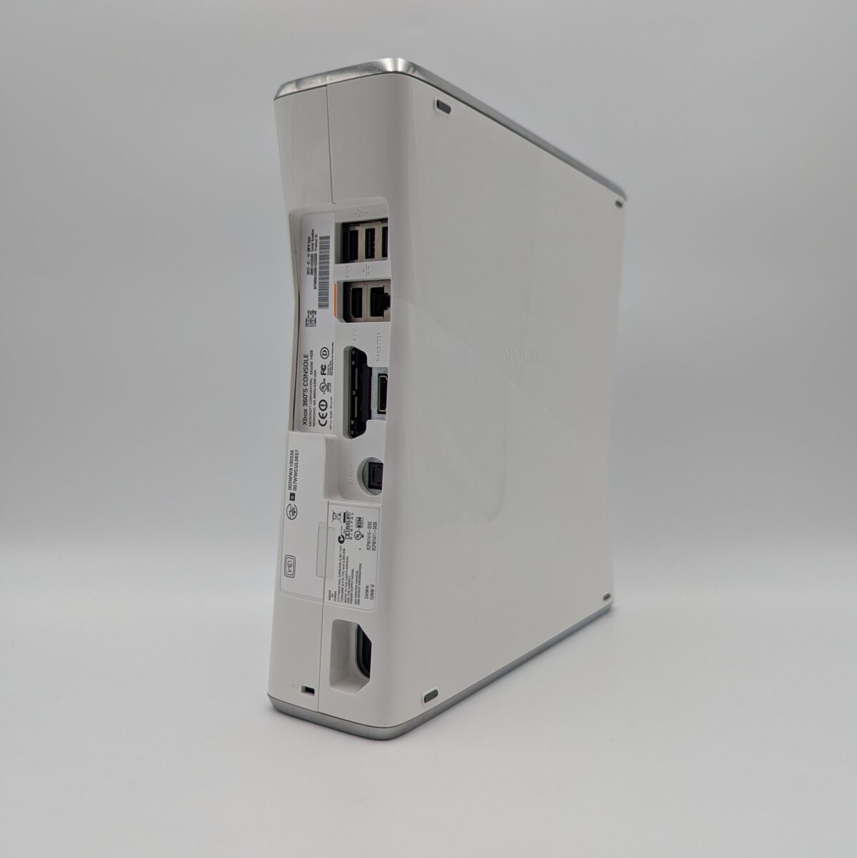 Refurbished White Xbox 360 Slim RGH Console, Corona, 250GB HDD, Blue LEDs