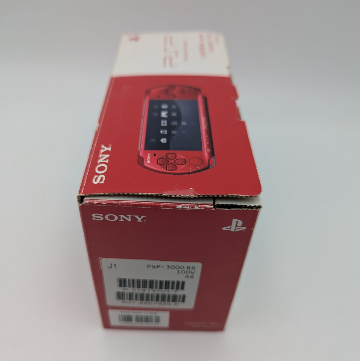 CIB Modded Sony PSP 3000 Radiant Red, 32GB, 6.61 ARK-5 CFW, Plug and Play