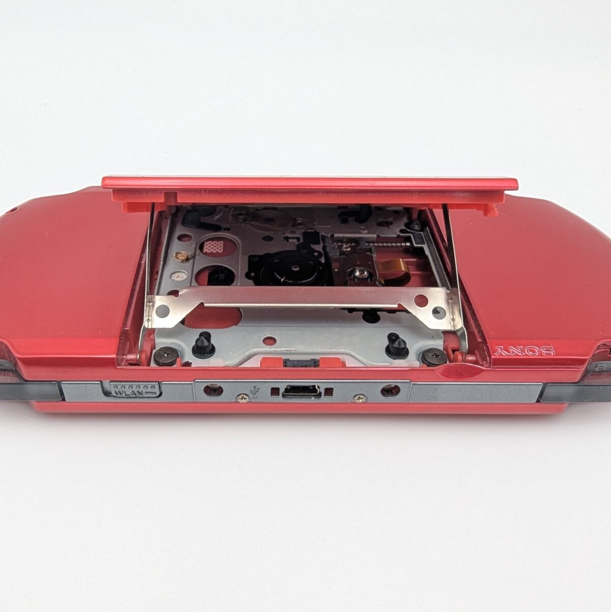 CIB Modded Sony PSP 3000 Radiant Red, 32GB, 6.61 ARK-5 CFW, Plug and Play