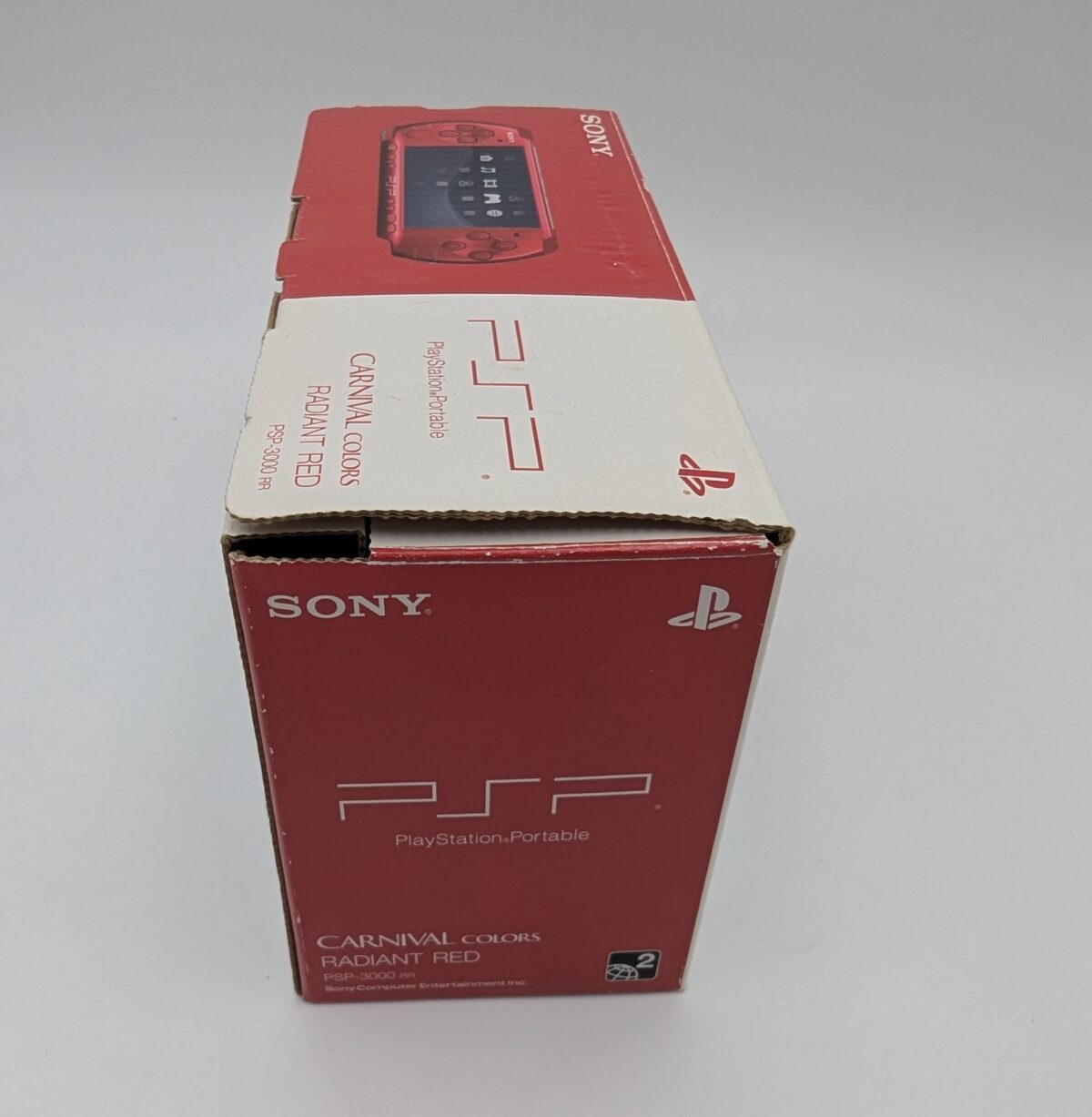 CIB Modded Sony PSP 3000 Radiant Red, 32GB, 6.61 ARK-5 CFW, Plug and Play