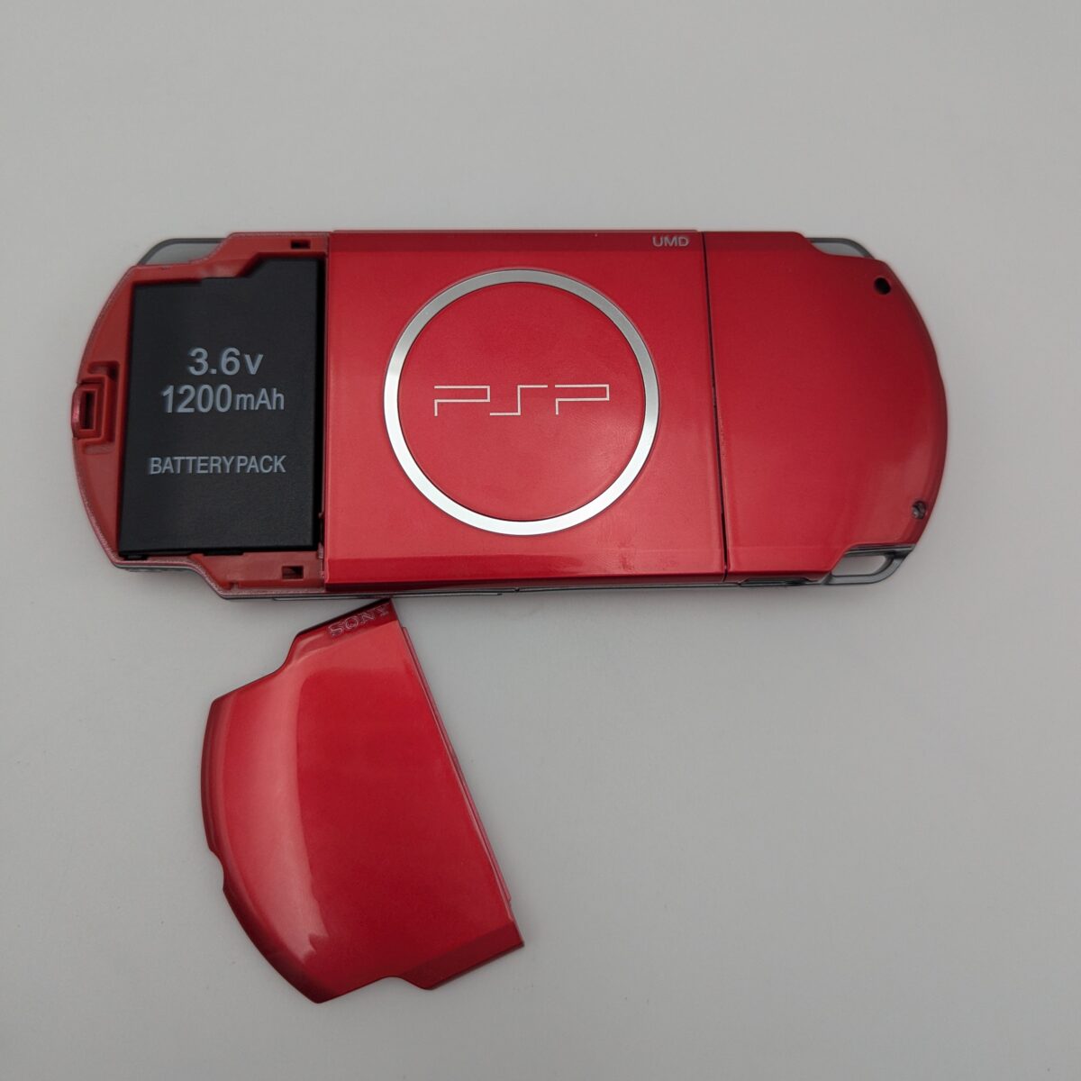 CIB Modded Sony PSP 3000 Radiant Red, 32GB, 6.61 ARK-5 CFW, Plug and Play