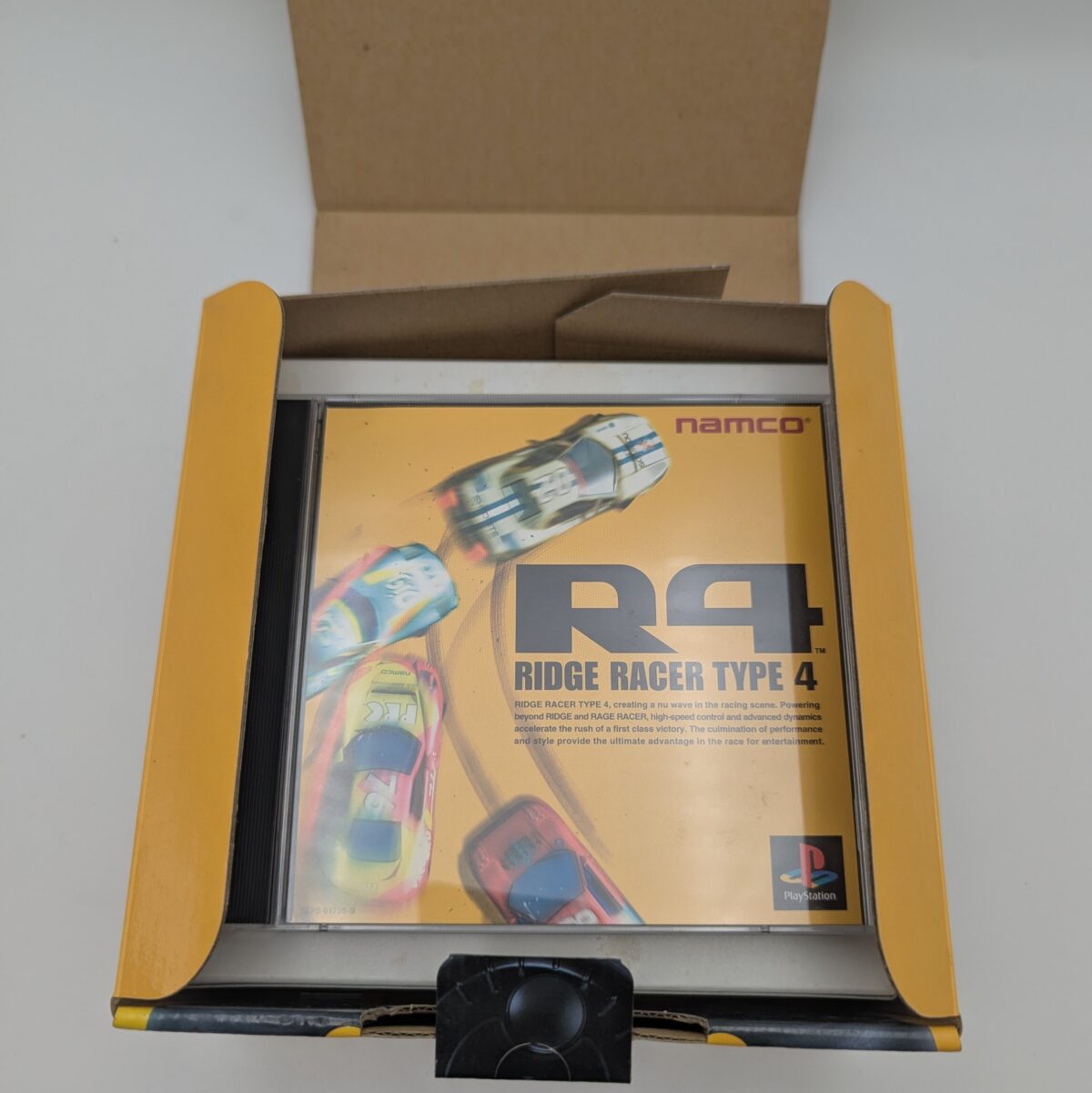CIB R4: Ridge Racer Type 4 + Jogcon Controller