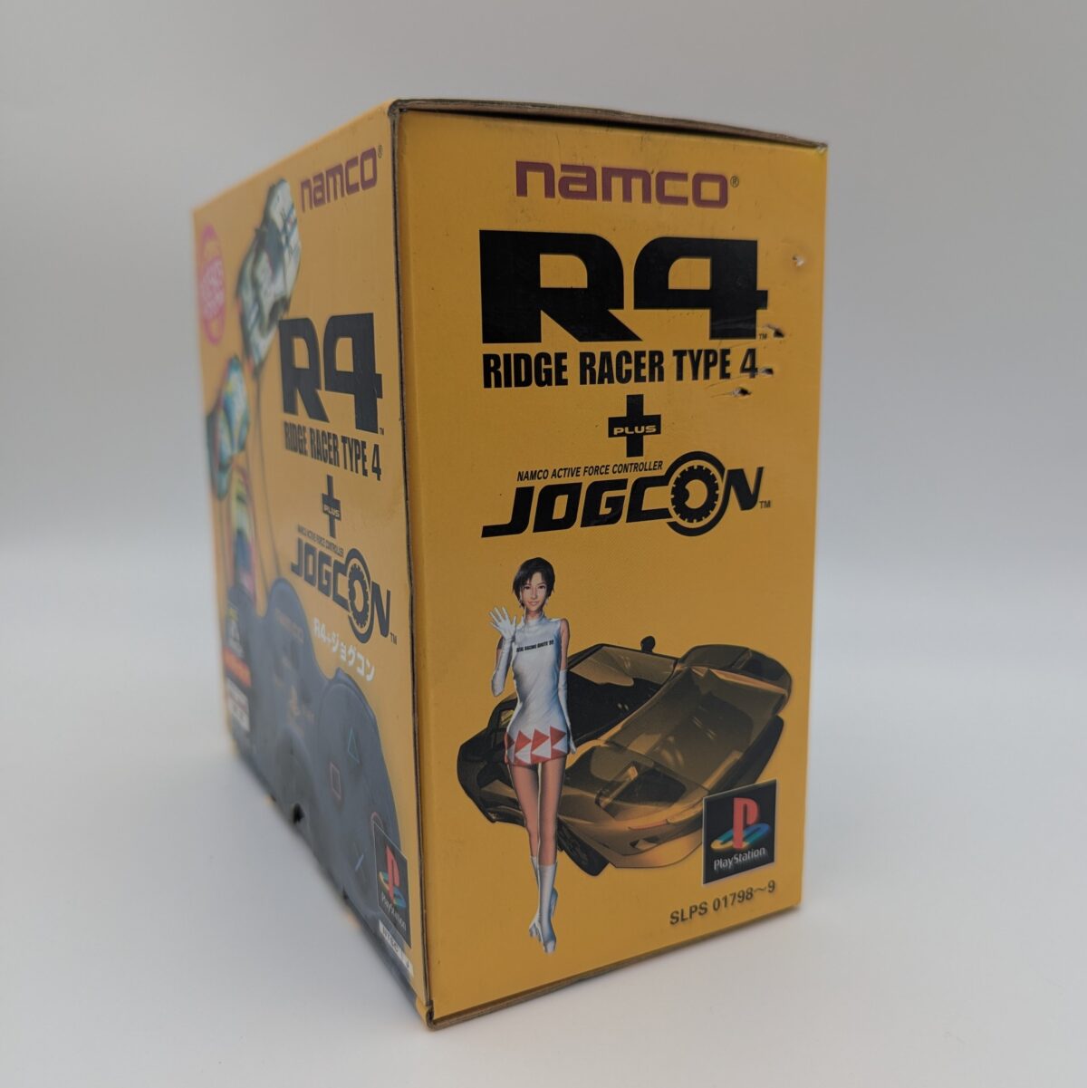 CIB R4: Ridge Racer Type 4 + Jogcon Controller