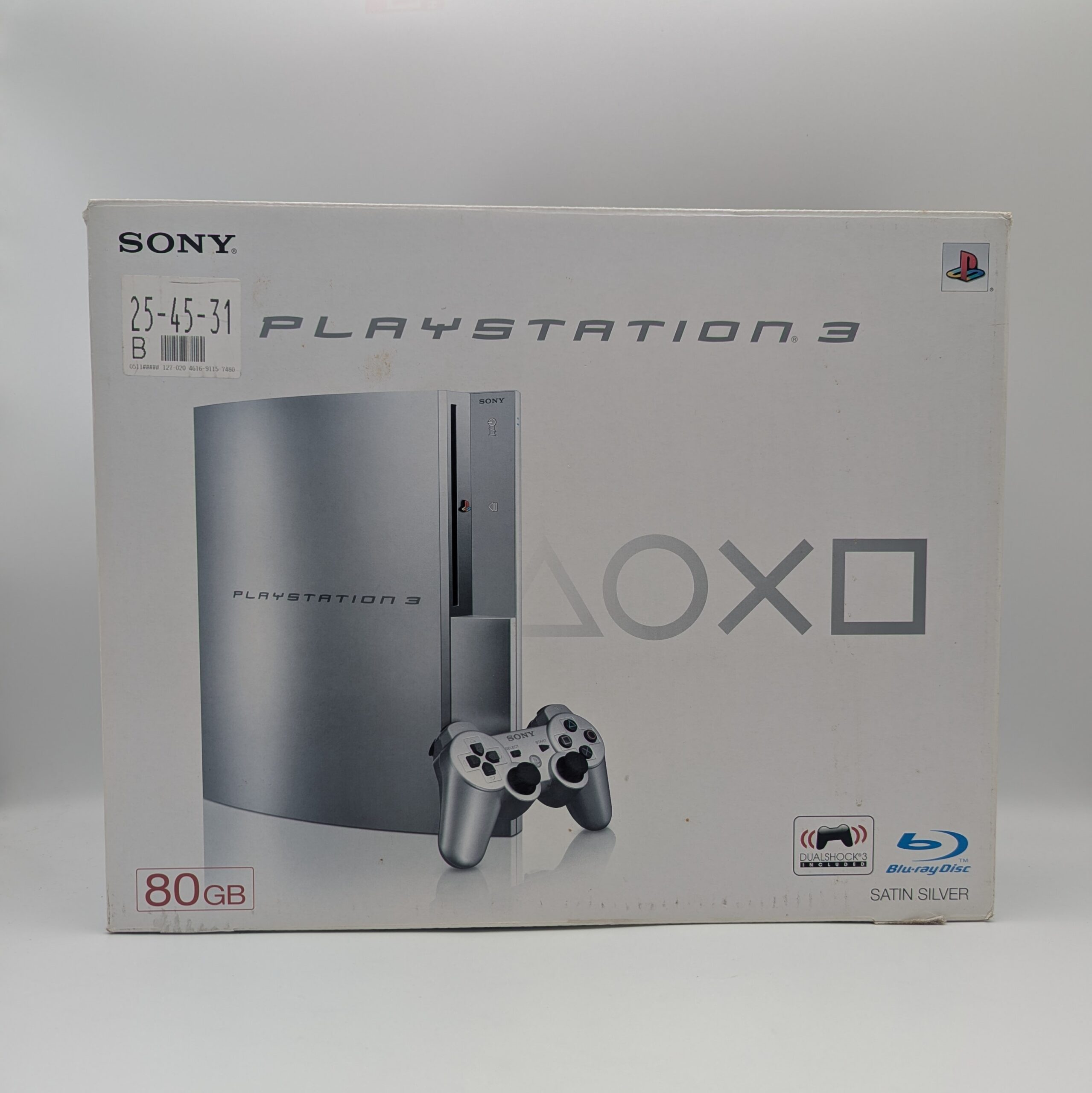 CIB Refurbished Jailbroken Satin Silver PlayStation 3 Phat