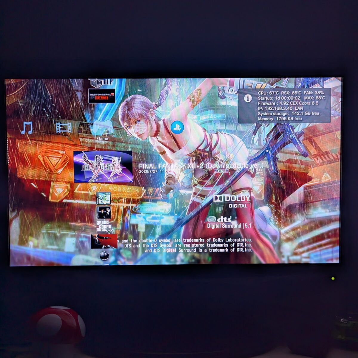 Refurbished Jailbroken Final Fantasy XIII Lightning Limited Edition PlayStation 3, 250GB